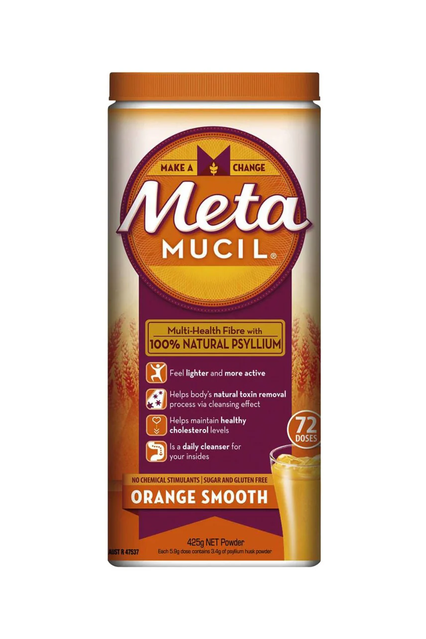 METAMUCIL Smooth Orange Fiber Powder 72 Doses