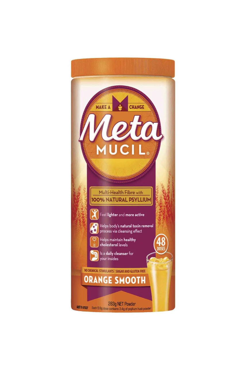 METAMUCIL Smooth Orange Fiber Powder 48 Doses