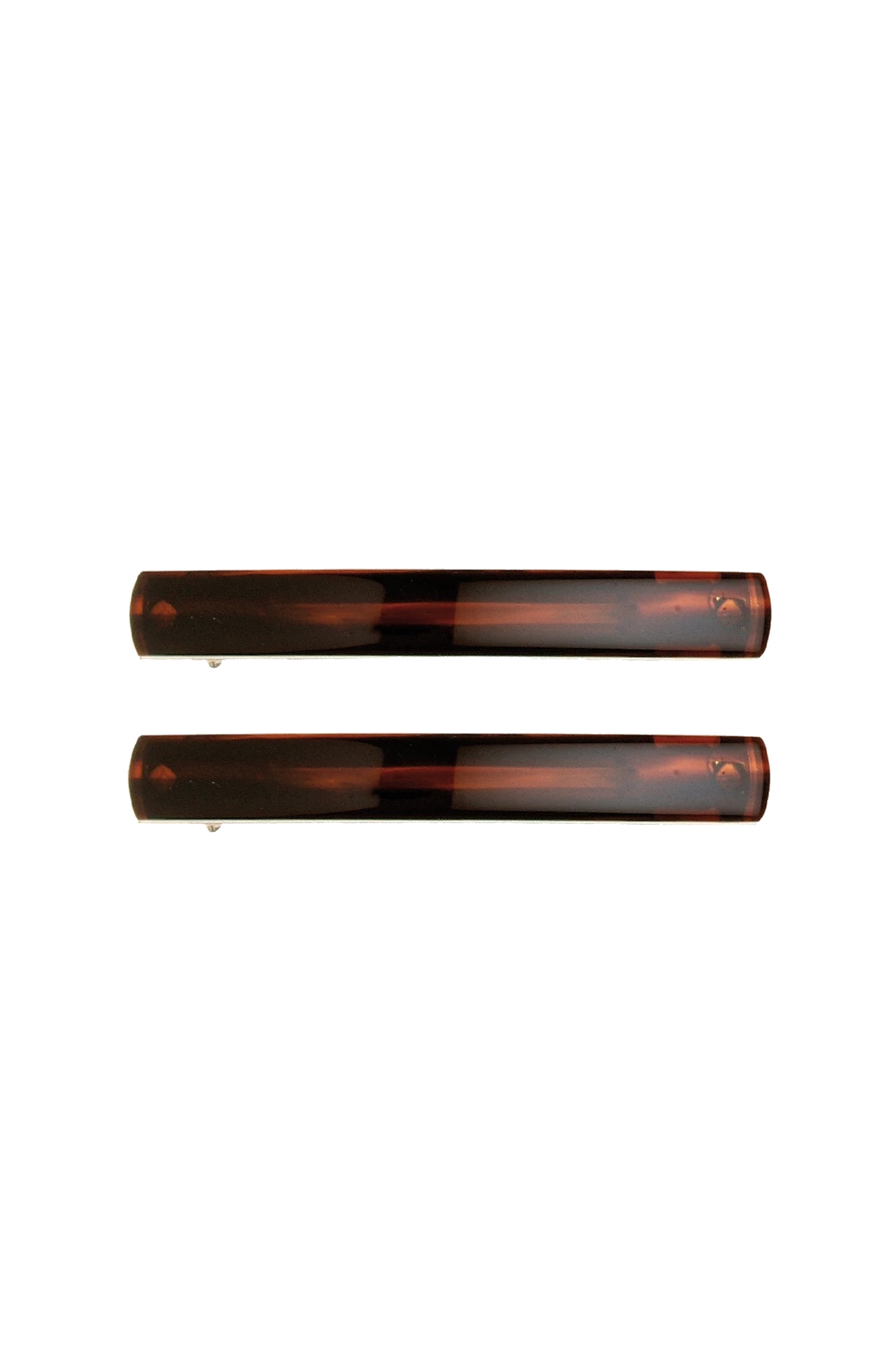 MITA CP4358TO Delcia Bar Clips Medium Tortoise Shell x2