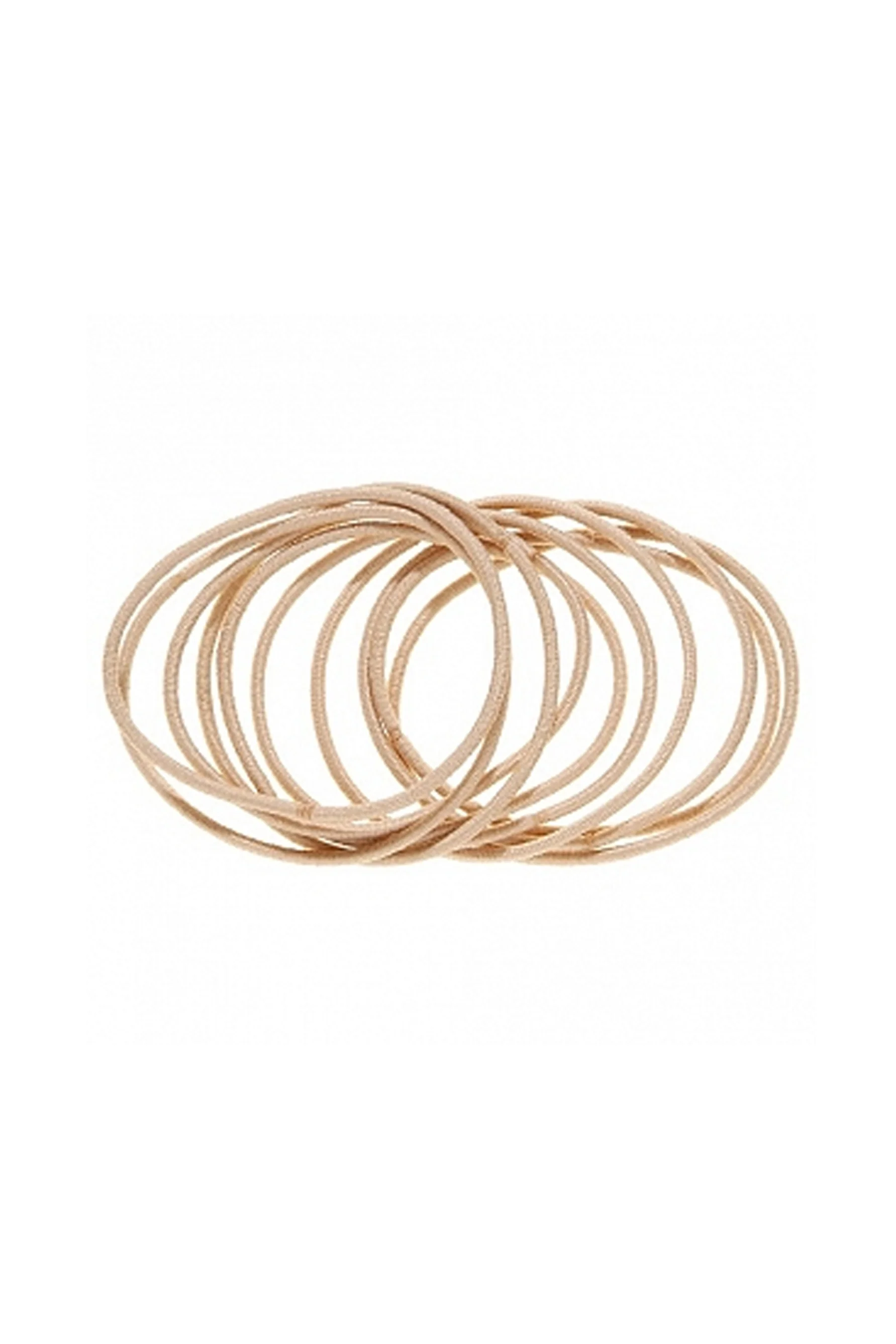 MITA Snag Free Elastic Thin Hair Ties Blonde 28