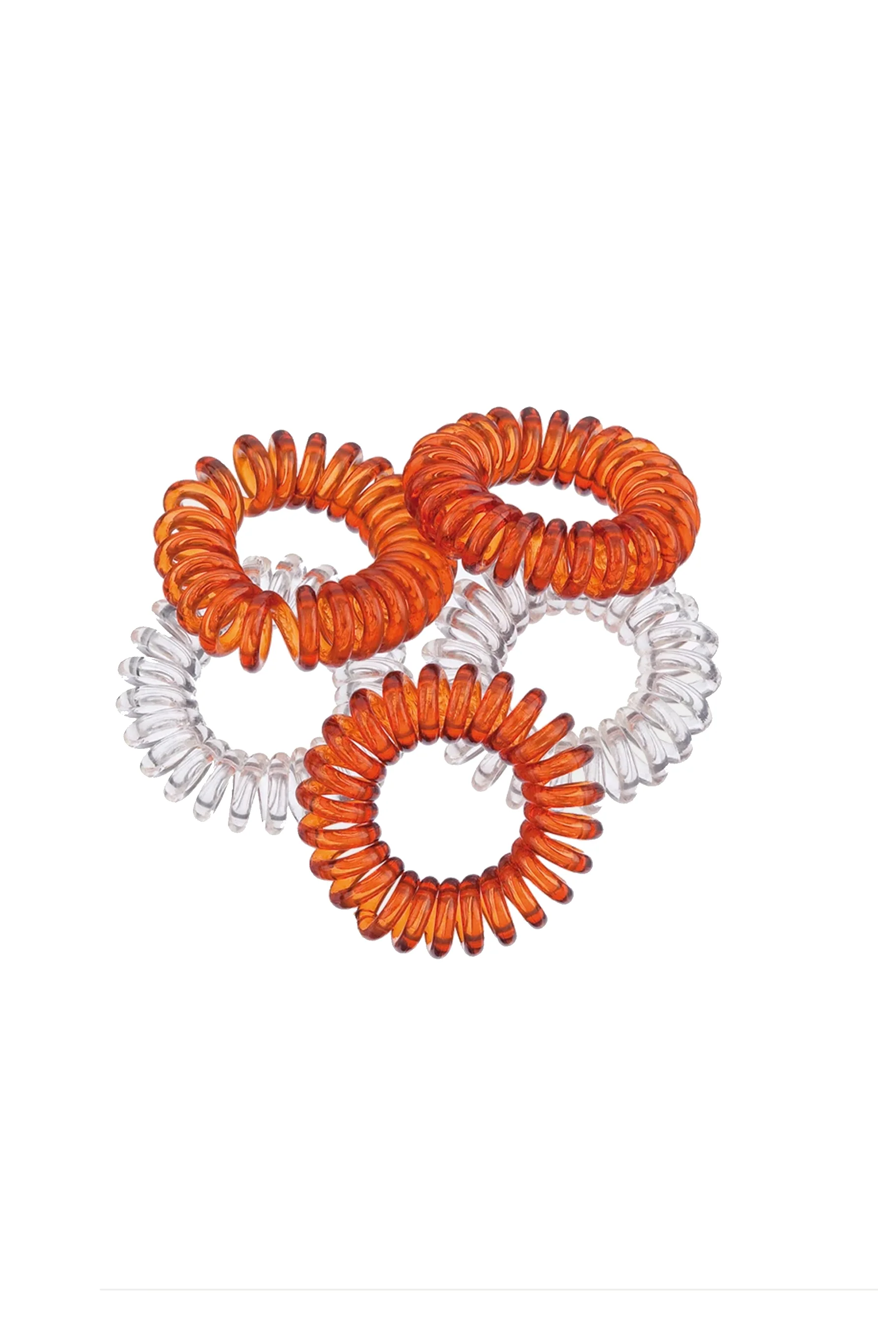 MITA HO4256BR Kink Resistant Spirals Brown & Clear (Pack of 5)