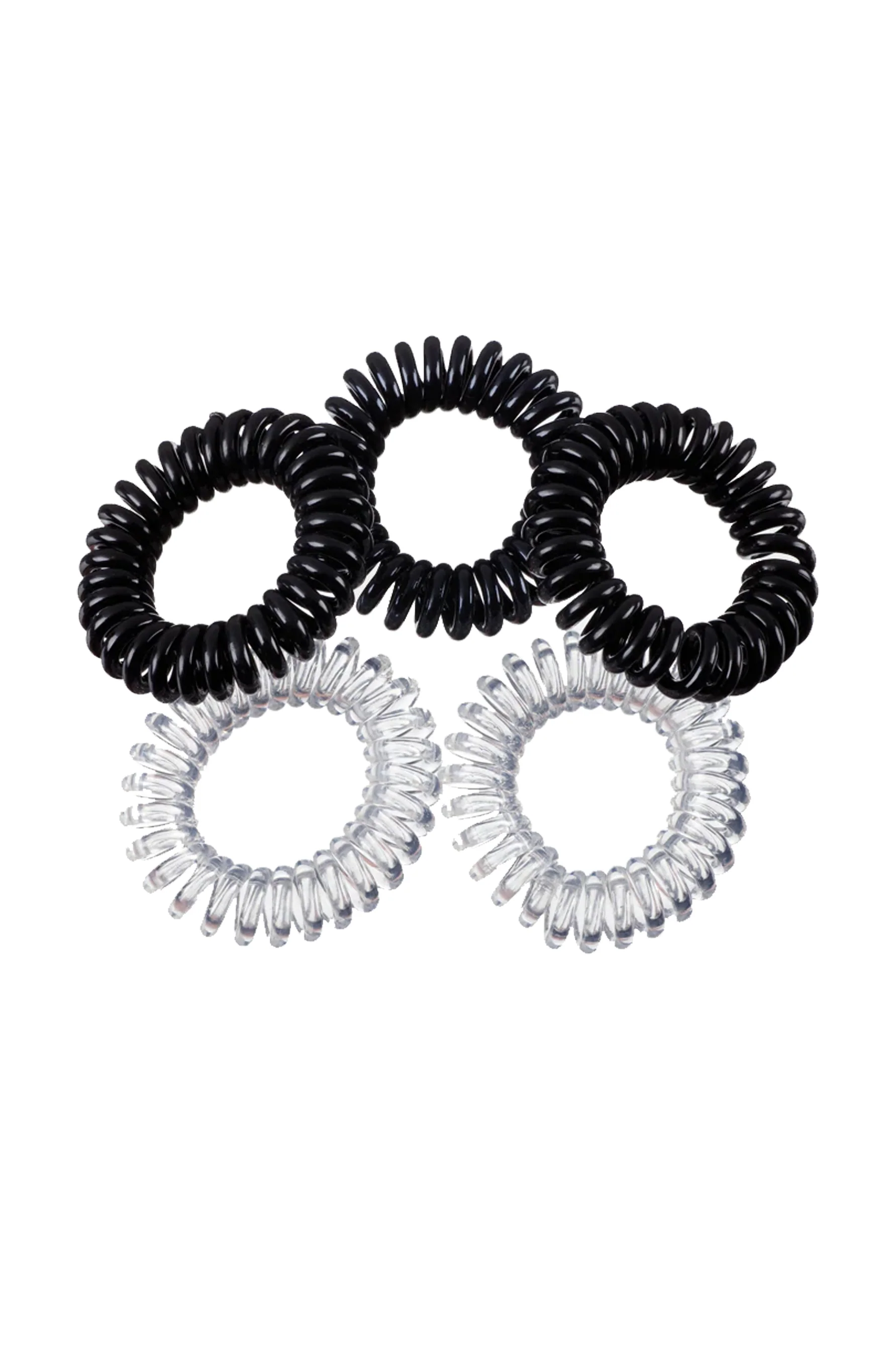 MITA HO4256CD Kink Resistant Spirals Black & Clear (Pack of 5)