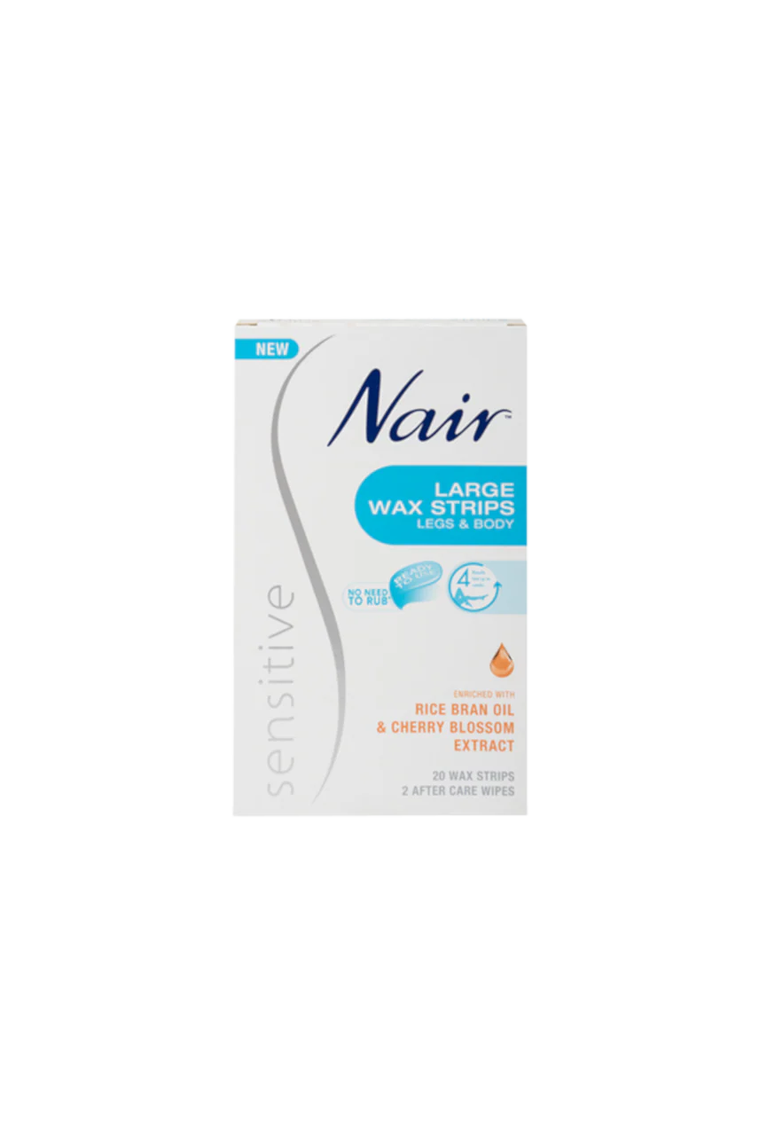 NAIR Sensitive Wax Strips Large 20pk