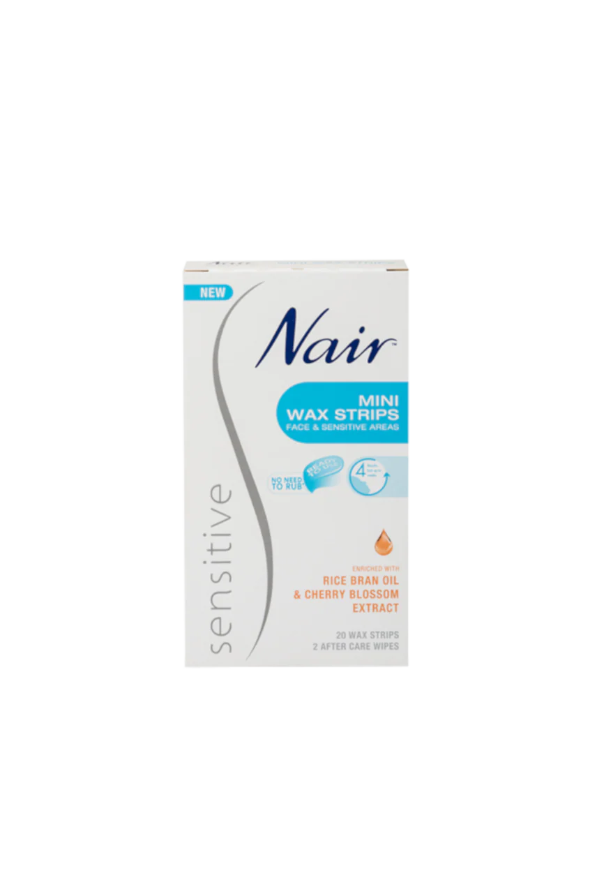 NAIR Sensitive Wax Strips Mini 20pk