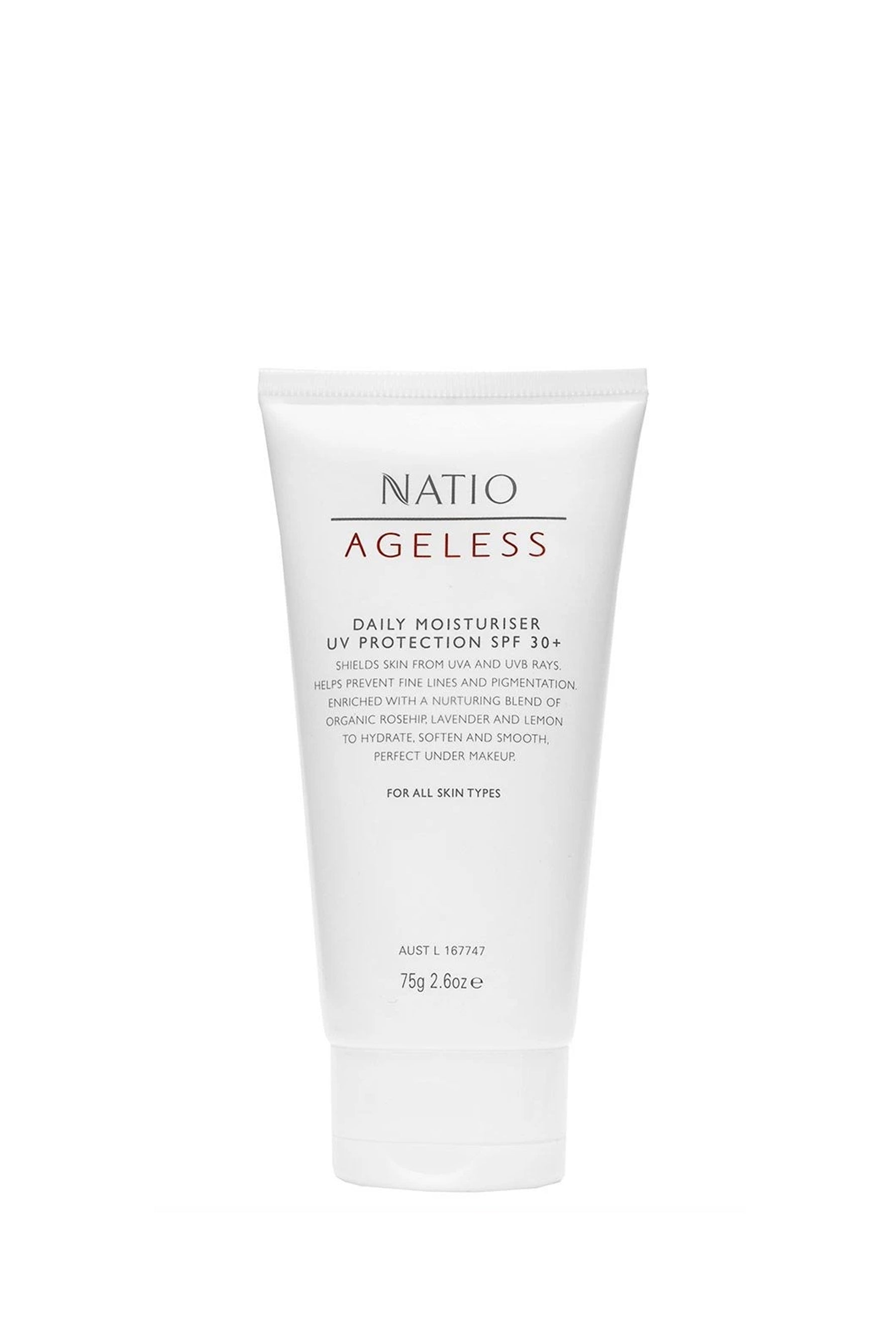 NATIO Ageless Daily Moisturiser UV Protection SPF 30+