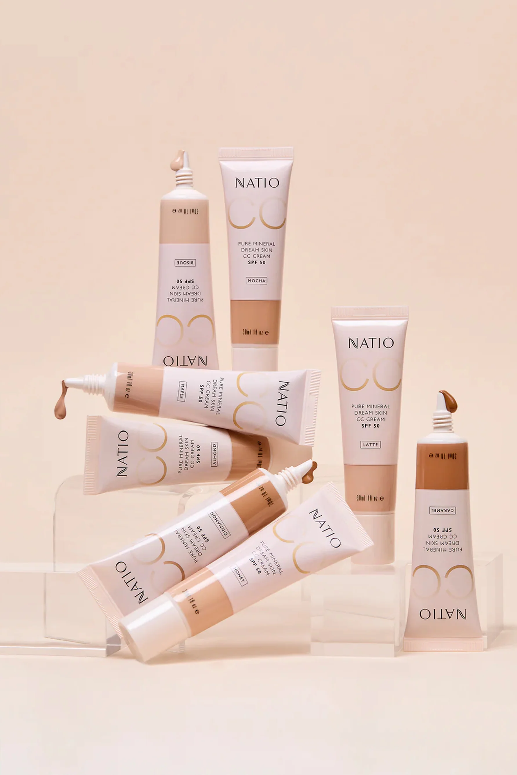NATIO Mineral Dream Skin CC Cream SPF 50 Latte 30ml - Image 2