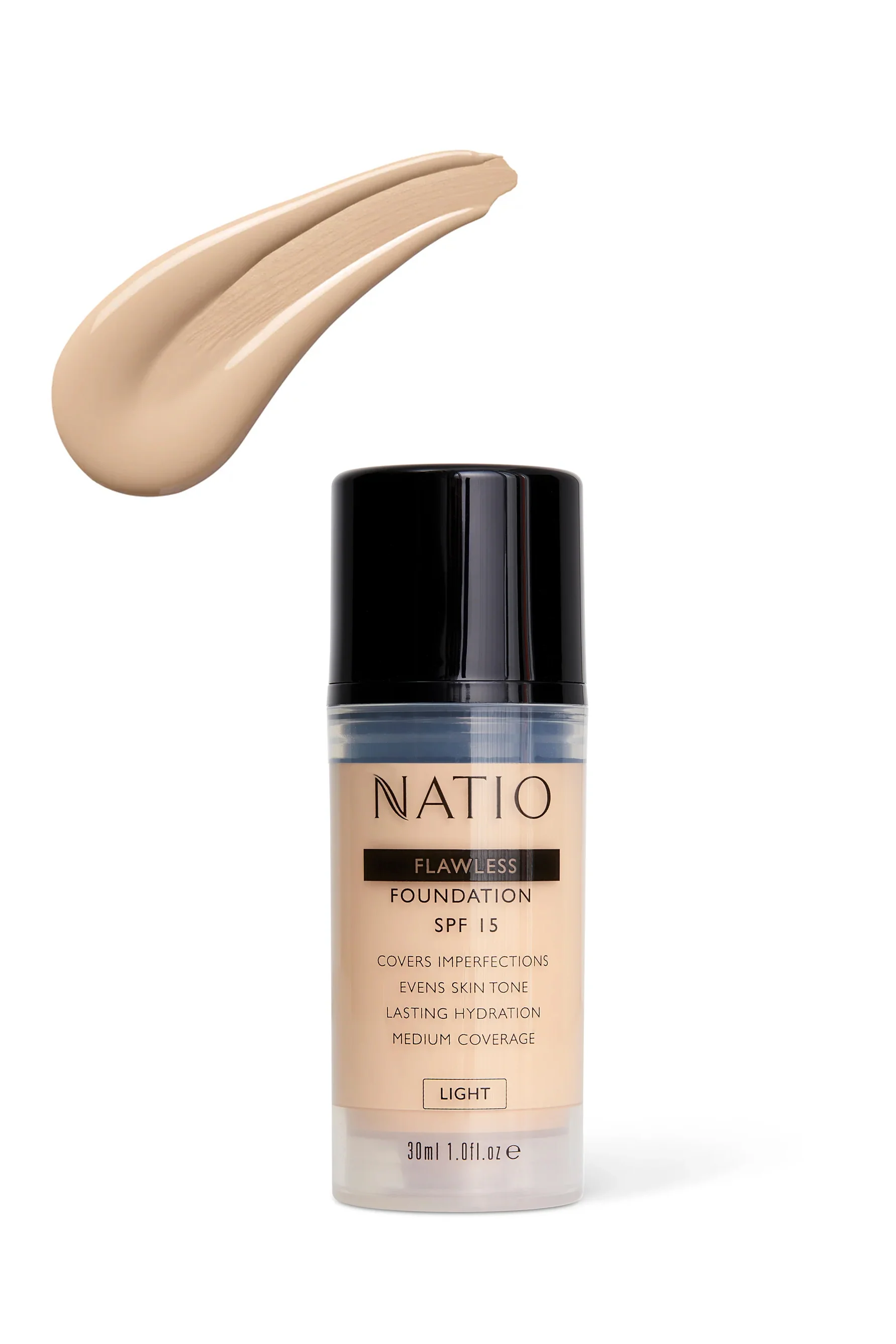NATIO Flawless Foundation SPF15 Light