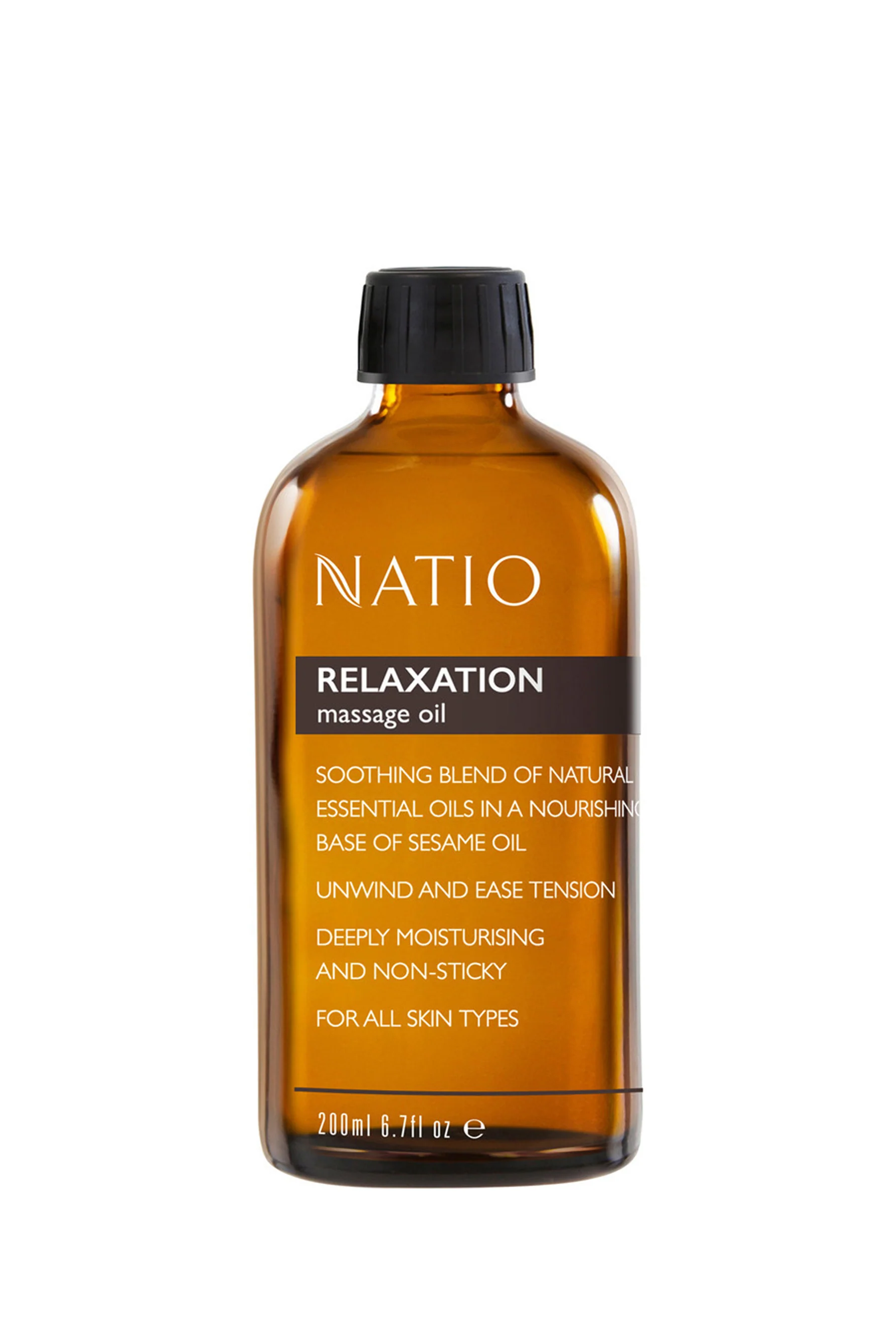 NATIO Massage Oil Relaxation 200ml