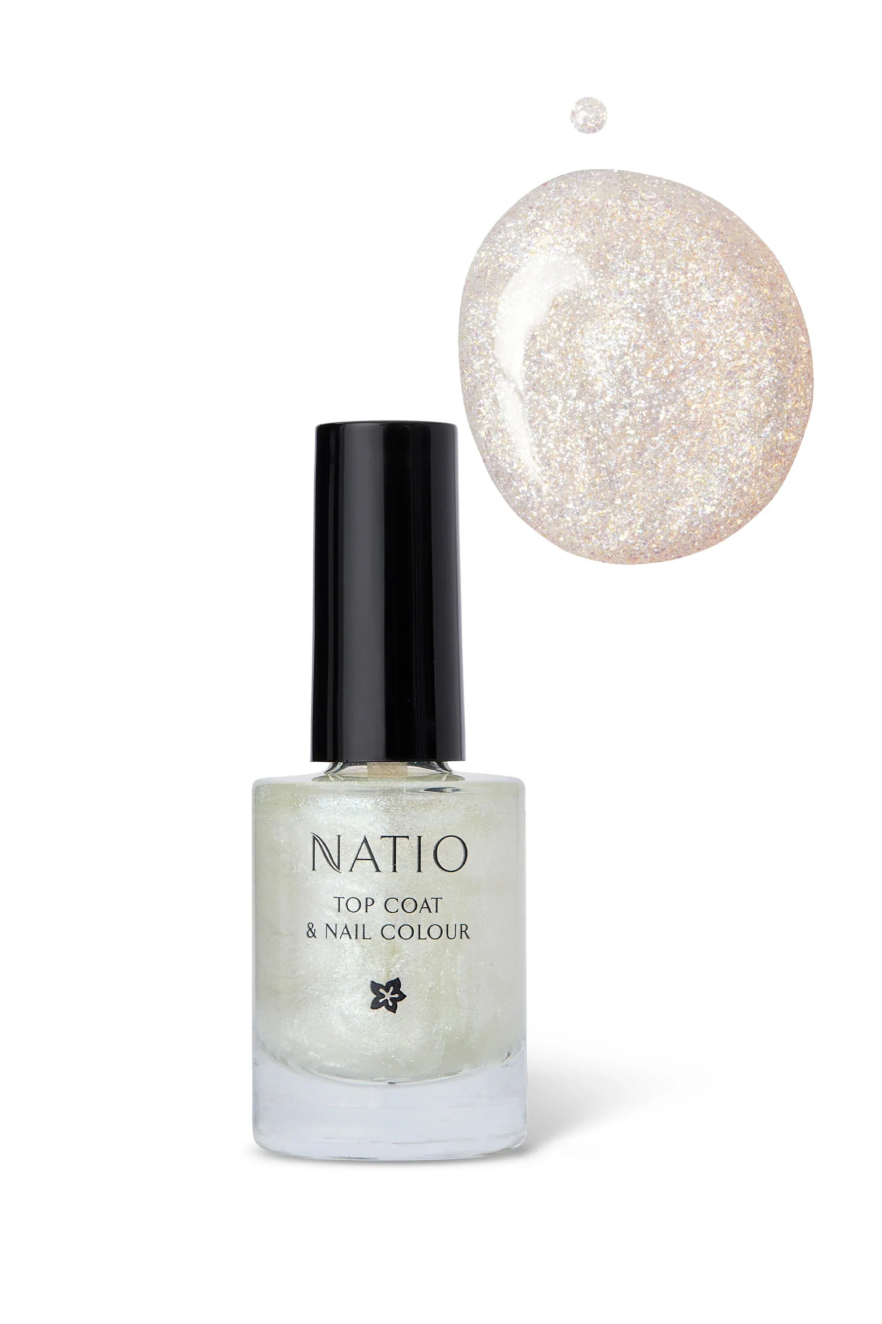 NATIO Top Coat & Nail Colour Dazzle 10ml