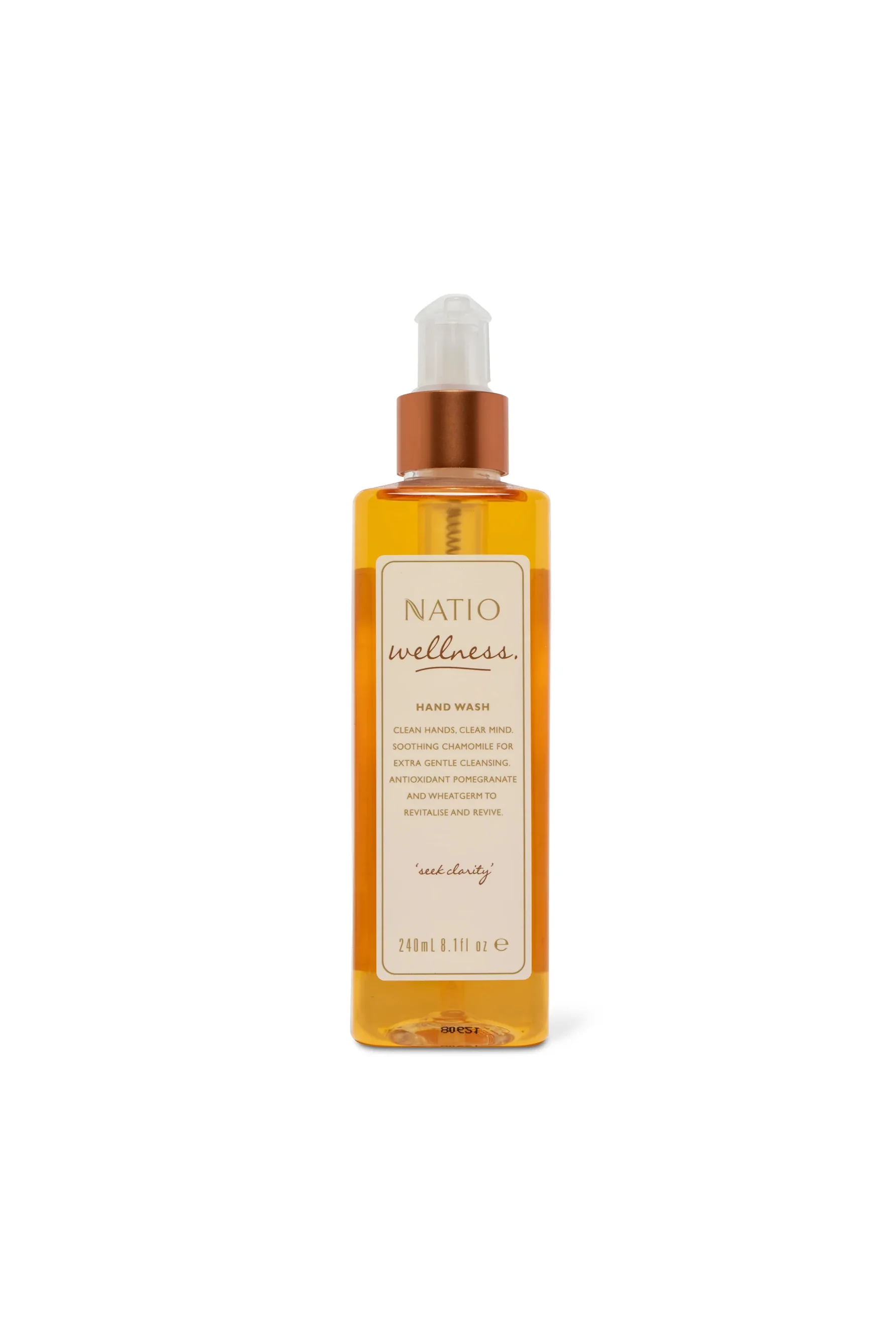 NATIO Wellness Hand Wash 240ml