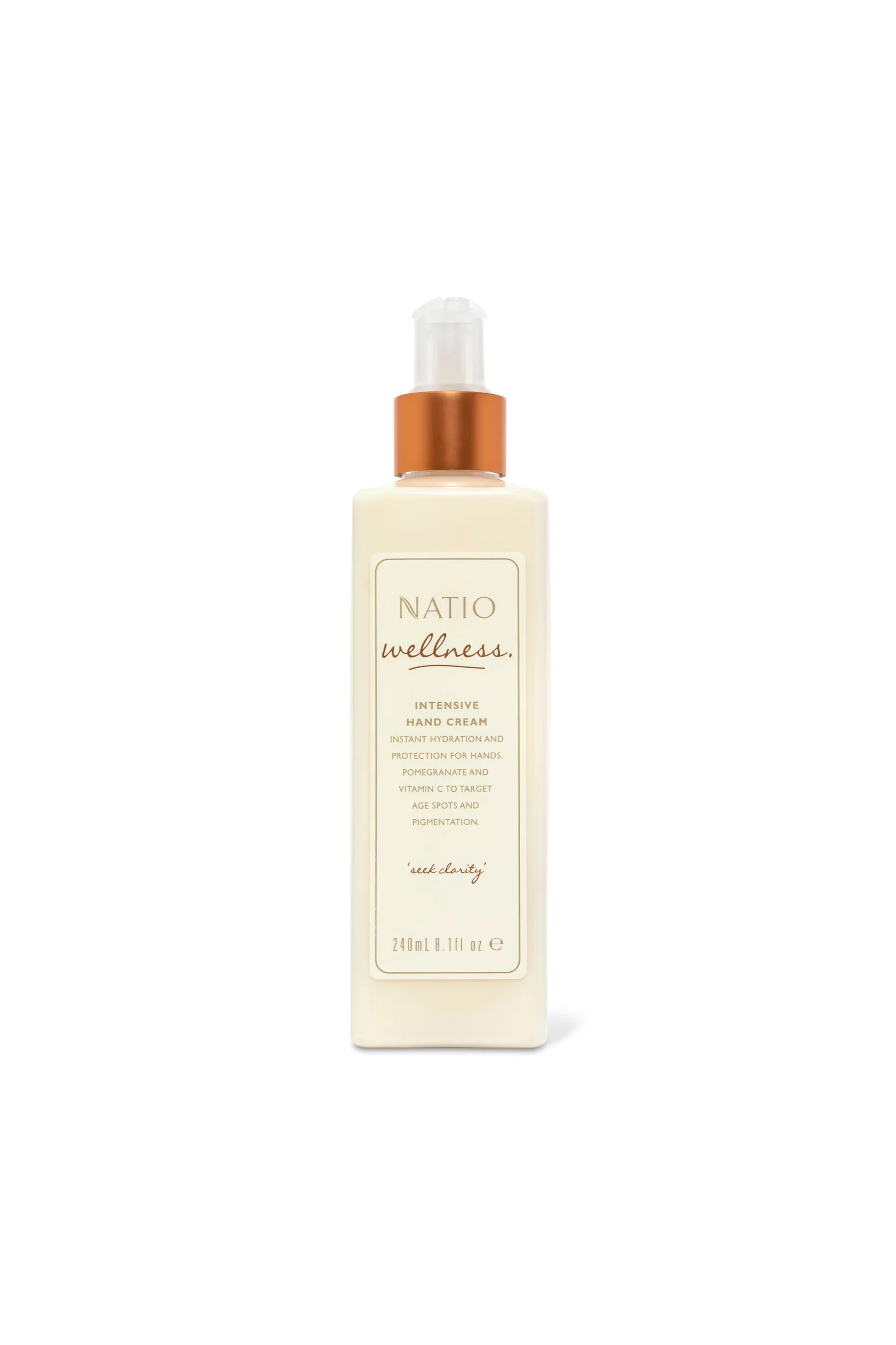 NATIO Wellness Intensive Hand Cream 240ml