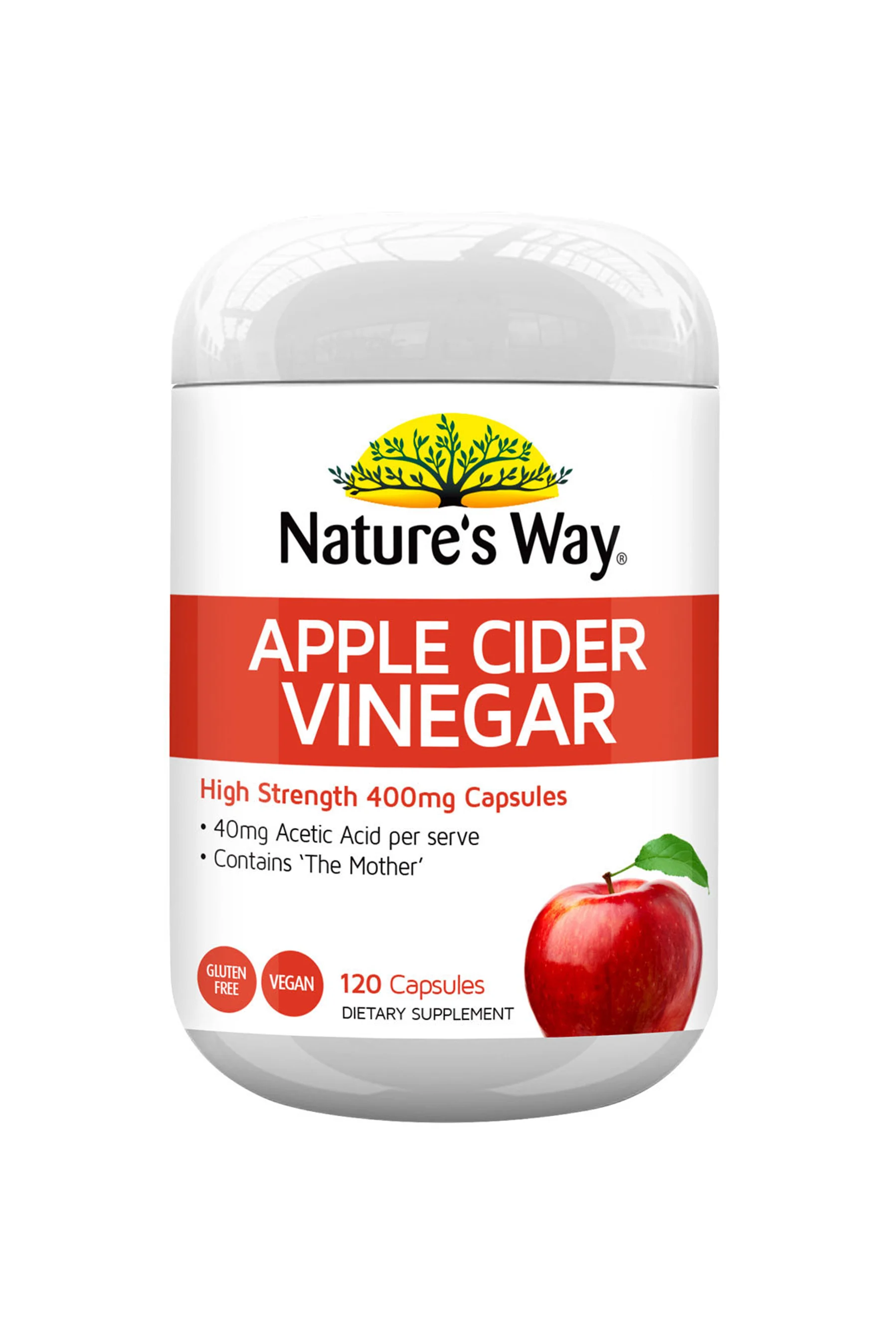 NATURE'S WAY Apple Cider Vinegar 120 Capsules