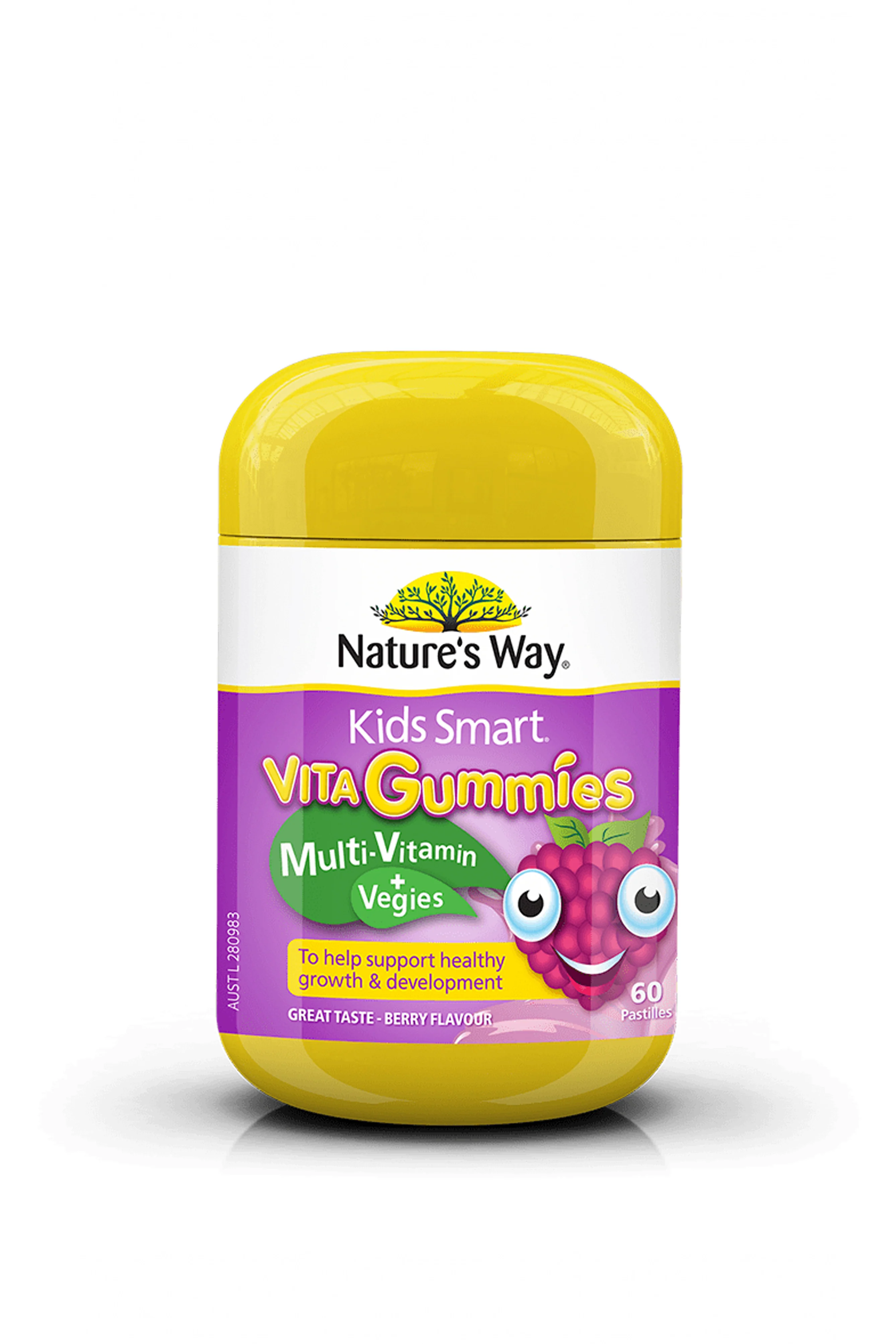 NATURE'S WAY Kids Smart Vita Gummies Multivitamin + Vegies 60's