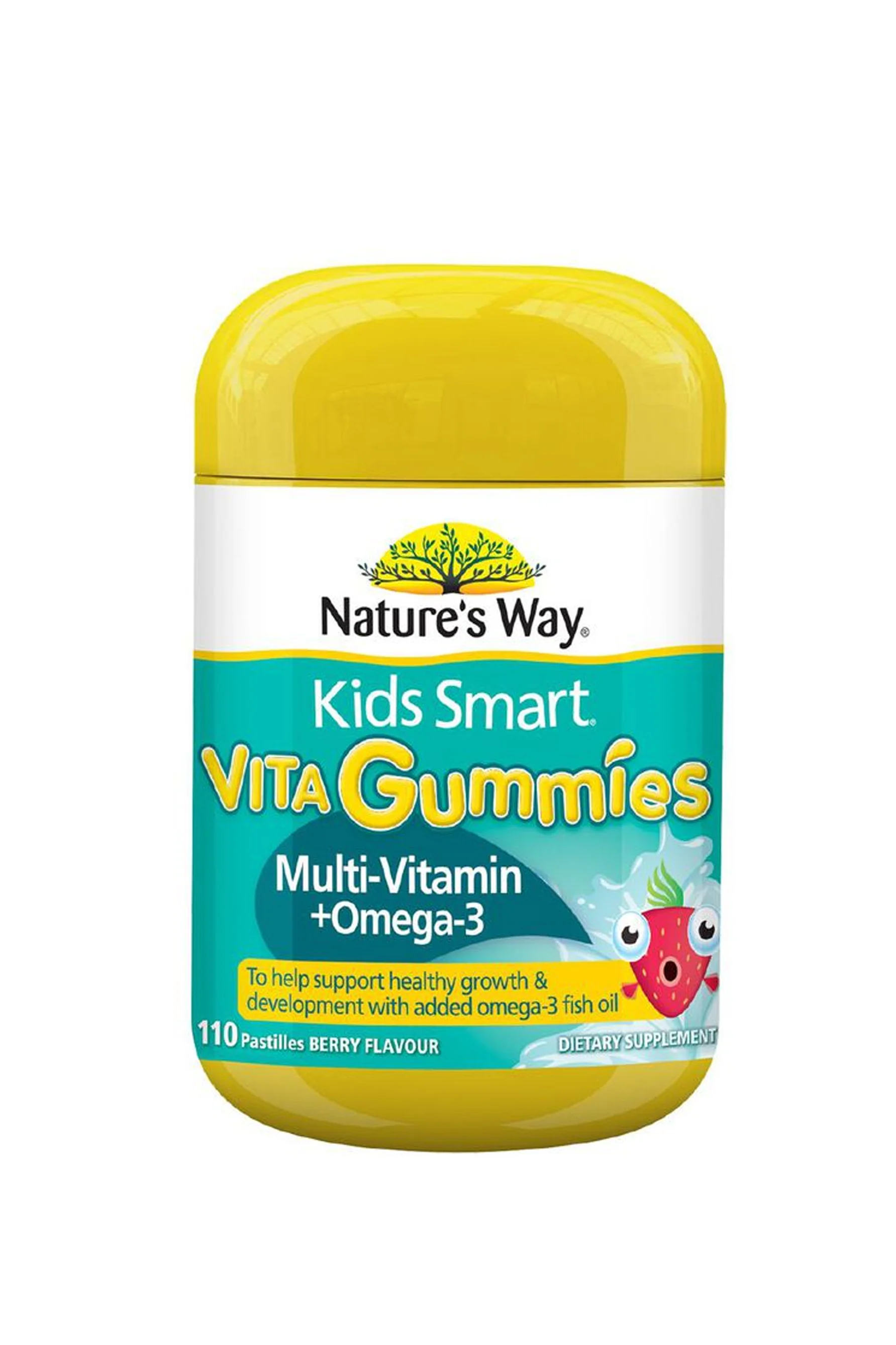 NATURE'S WAY Kids Smart VitGummies Multi-Vitamin + Omega 3 110s