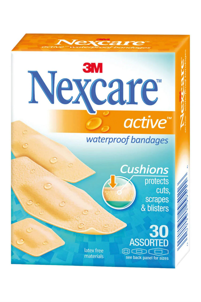 Nexcare Active Bandages Assorted 30pk