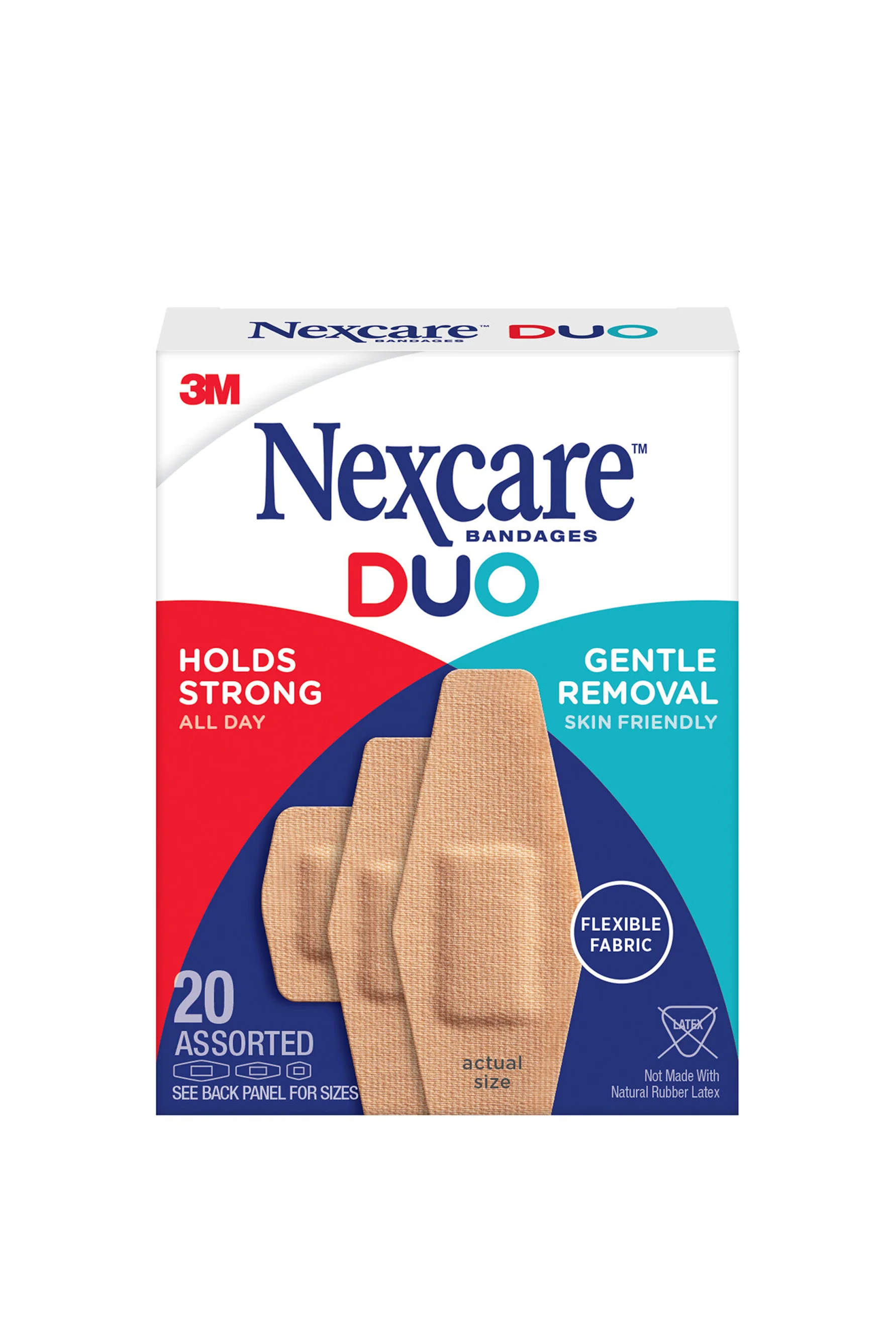 NEXCARE Duo Assorted Bandages 20 Pack