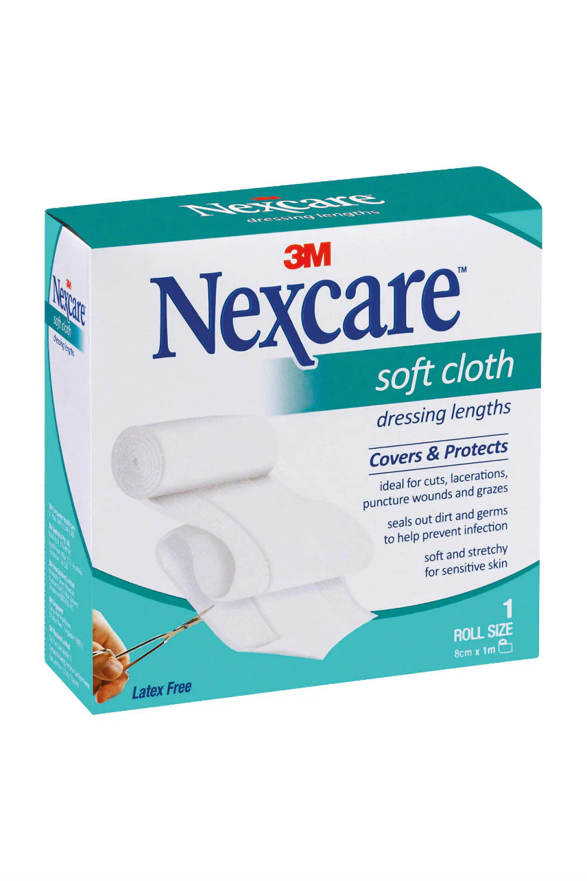 Nexcare Soft Cloth Dressing 8cmx1m