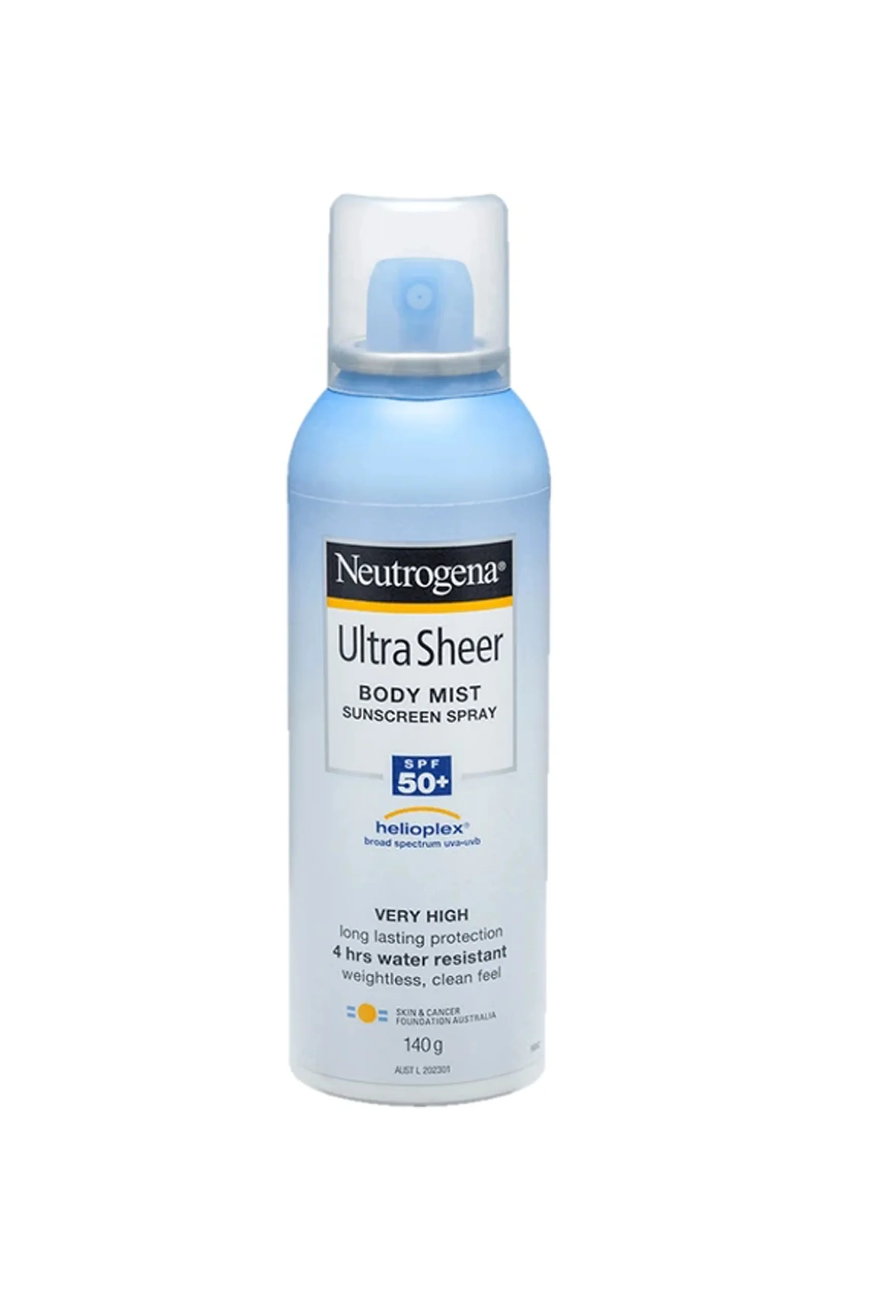 NEUTROGENA Ultra Sheer Body Mist SPF50+ 140g
