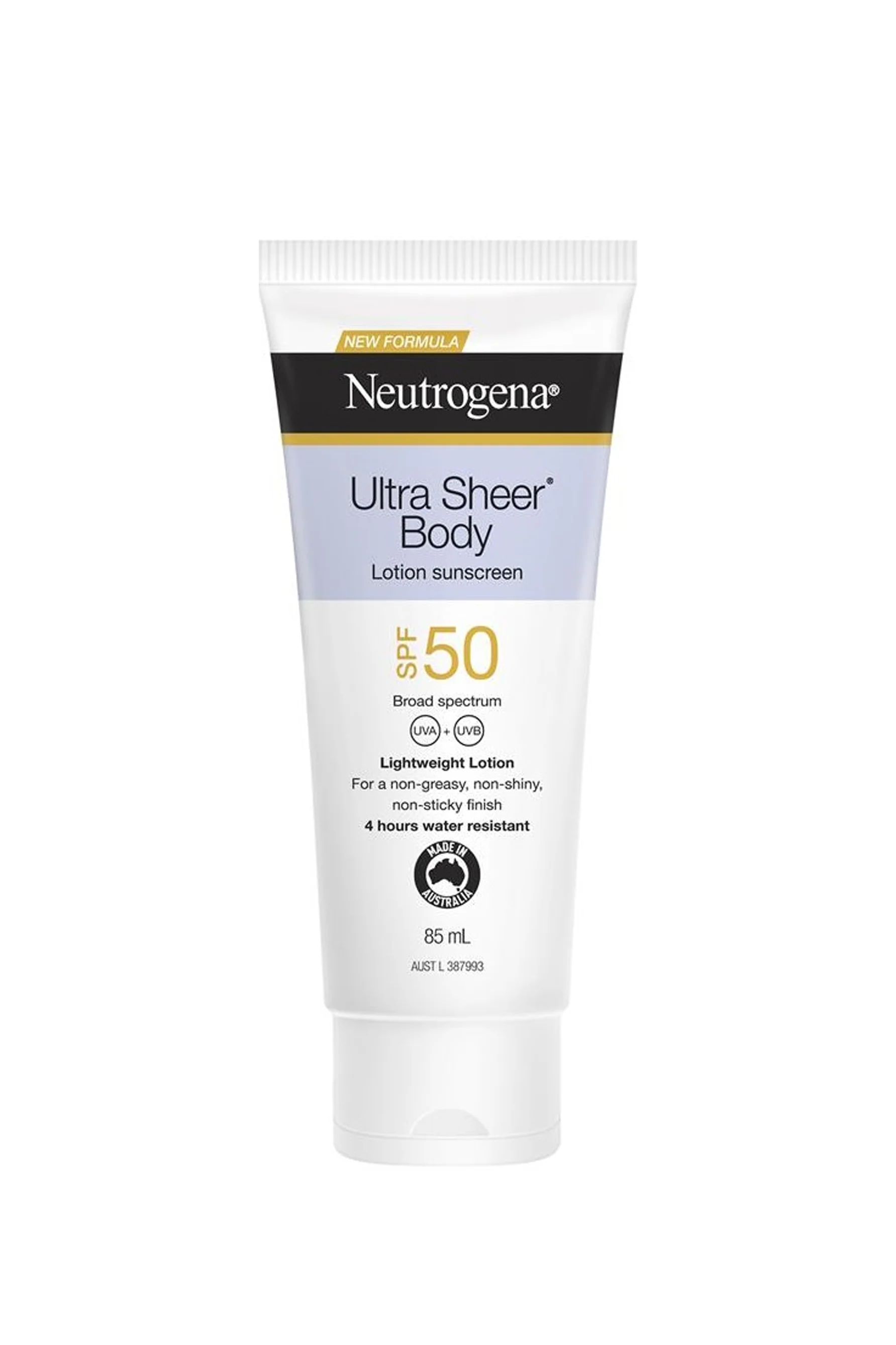 NEUTROGENA Ultra Sheer Face Sun Screen SPF50 Lotion 85ml