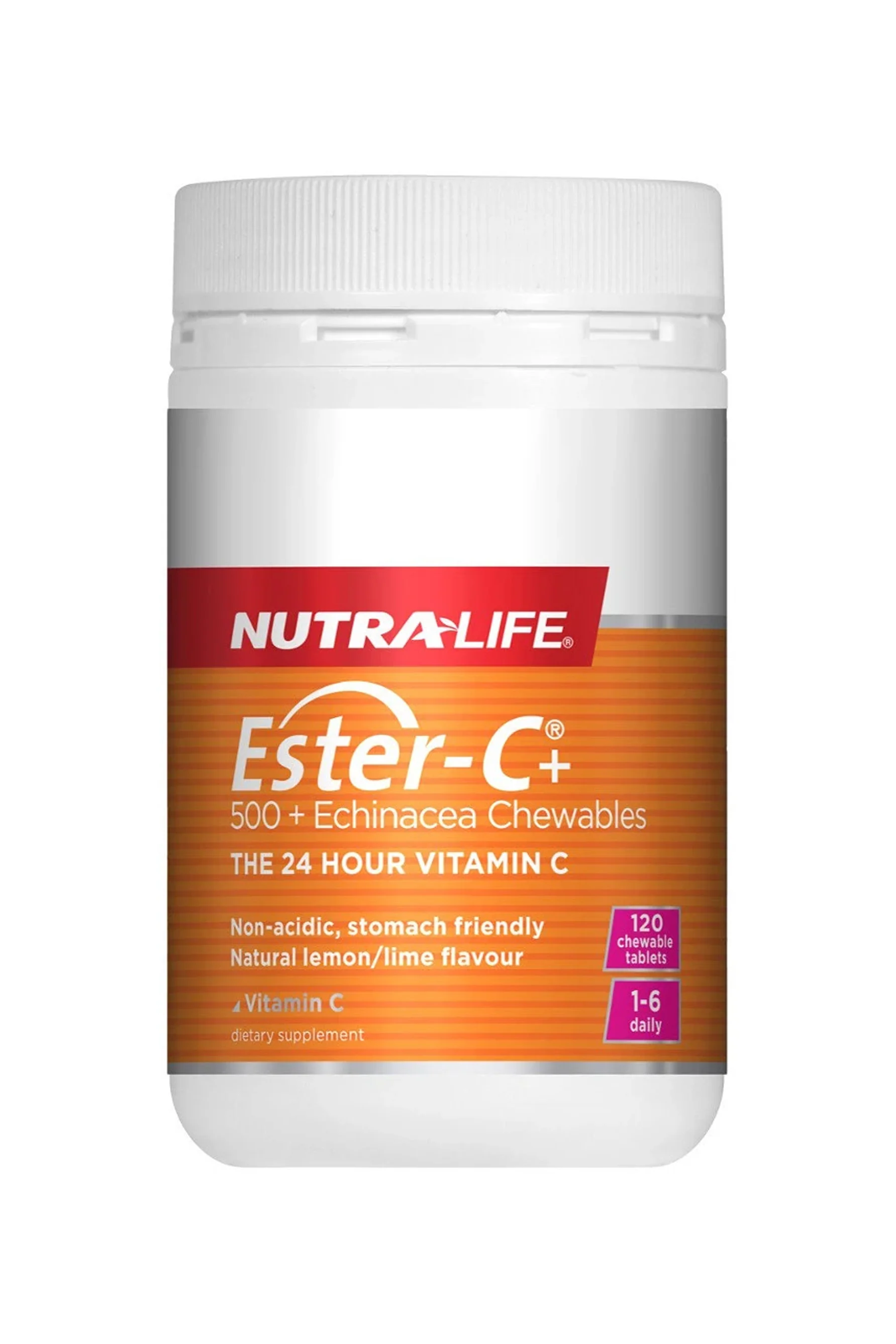 NUTRALIFE Ester C & Echinacea Chewable 120tabs
