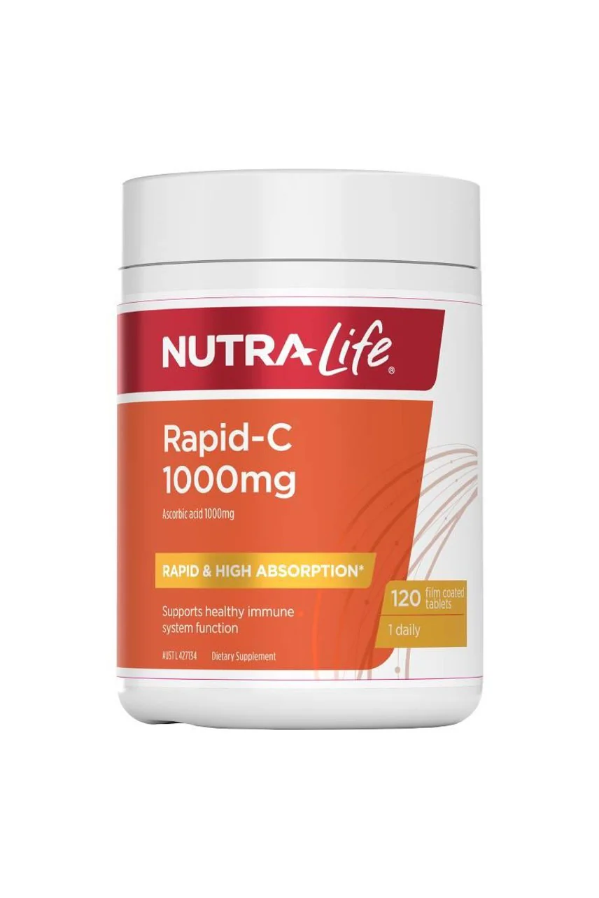 NutraLife Rapid-C 1,000mg 120 Tablets