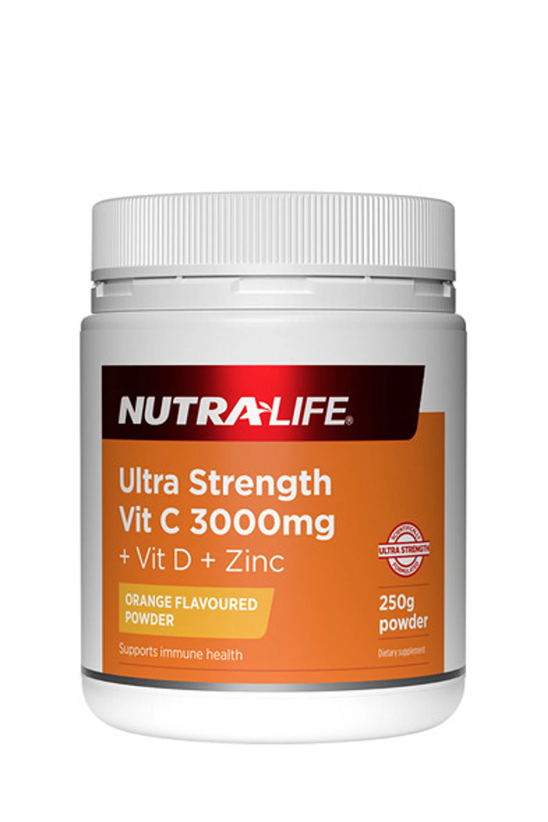 NUTRALIFE Ultra Strength Vitamin C Powder 250g