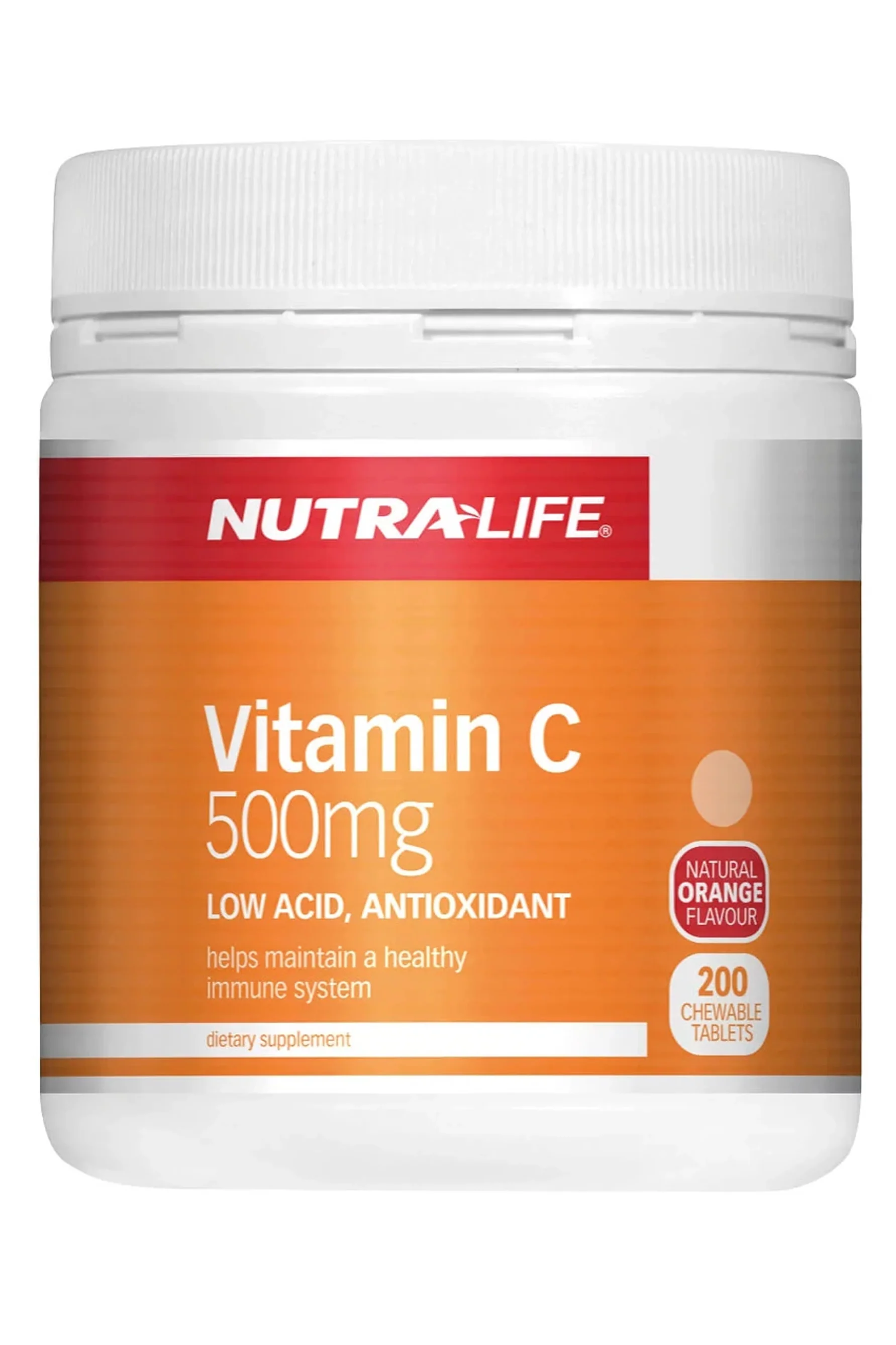 NUTRALIFE Vitamin C 500mg Chews 200 Tablets