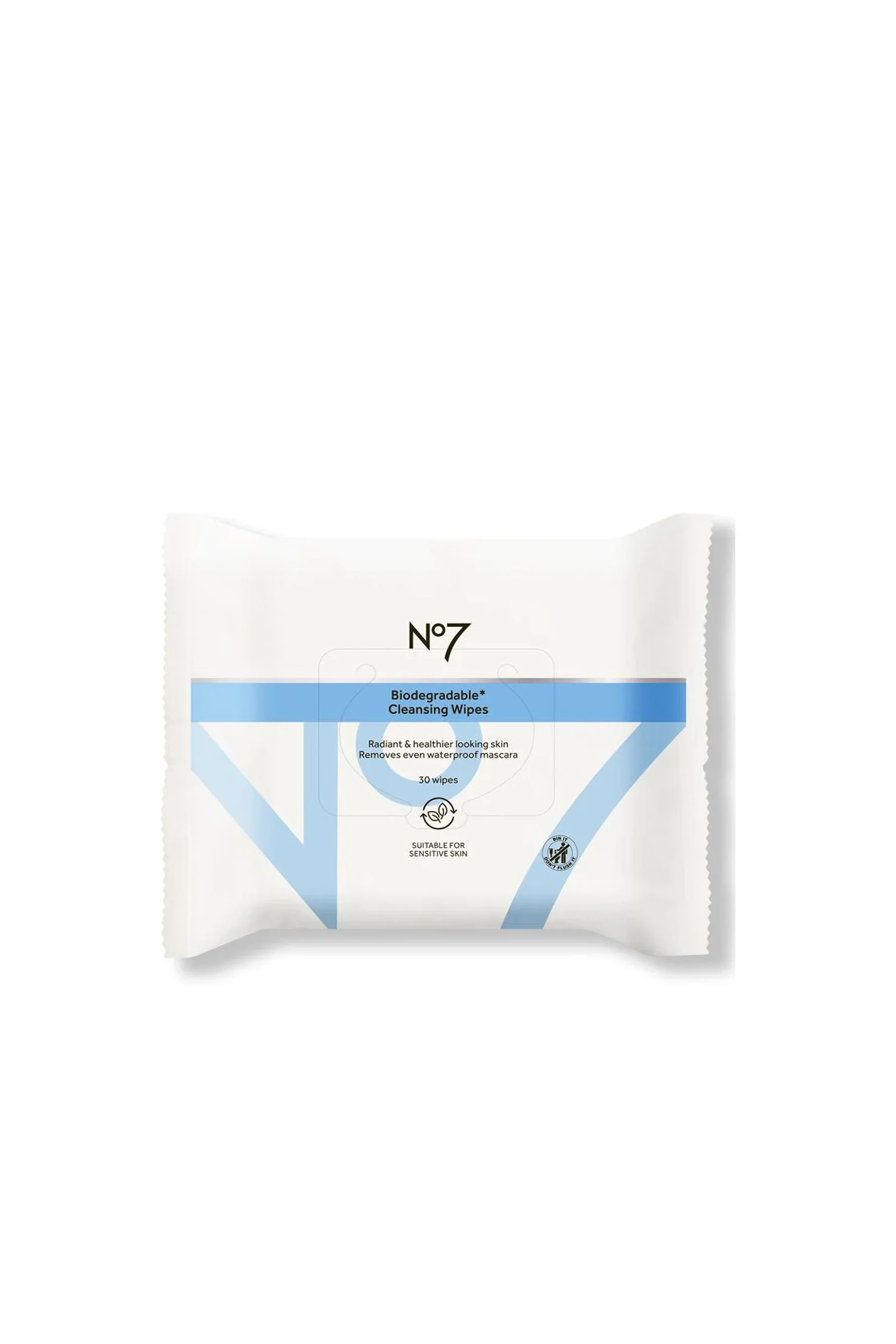 No7 Biodegradable Wipes 30pk