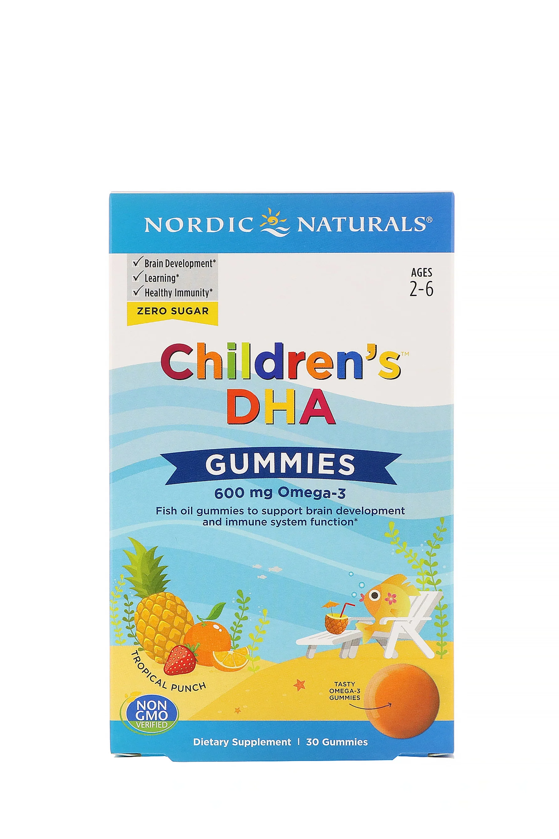 NORDIC NATURALS Children's DHA Gummies 600 mg 30'S