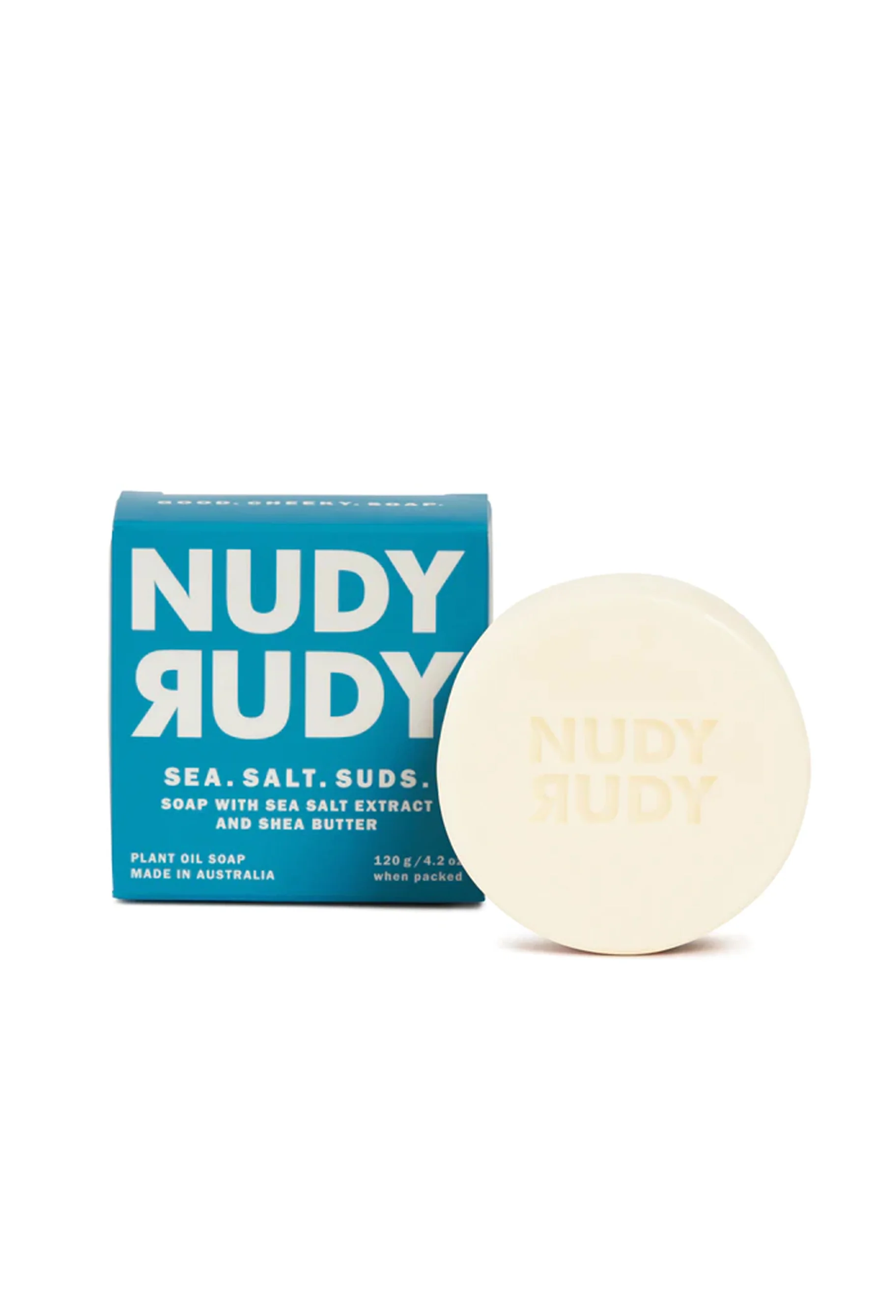 NUDY RUDY Sea Salt Suds Soap 120g