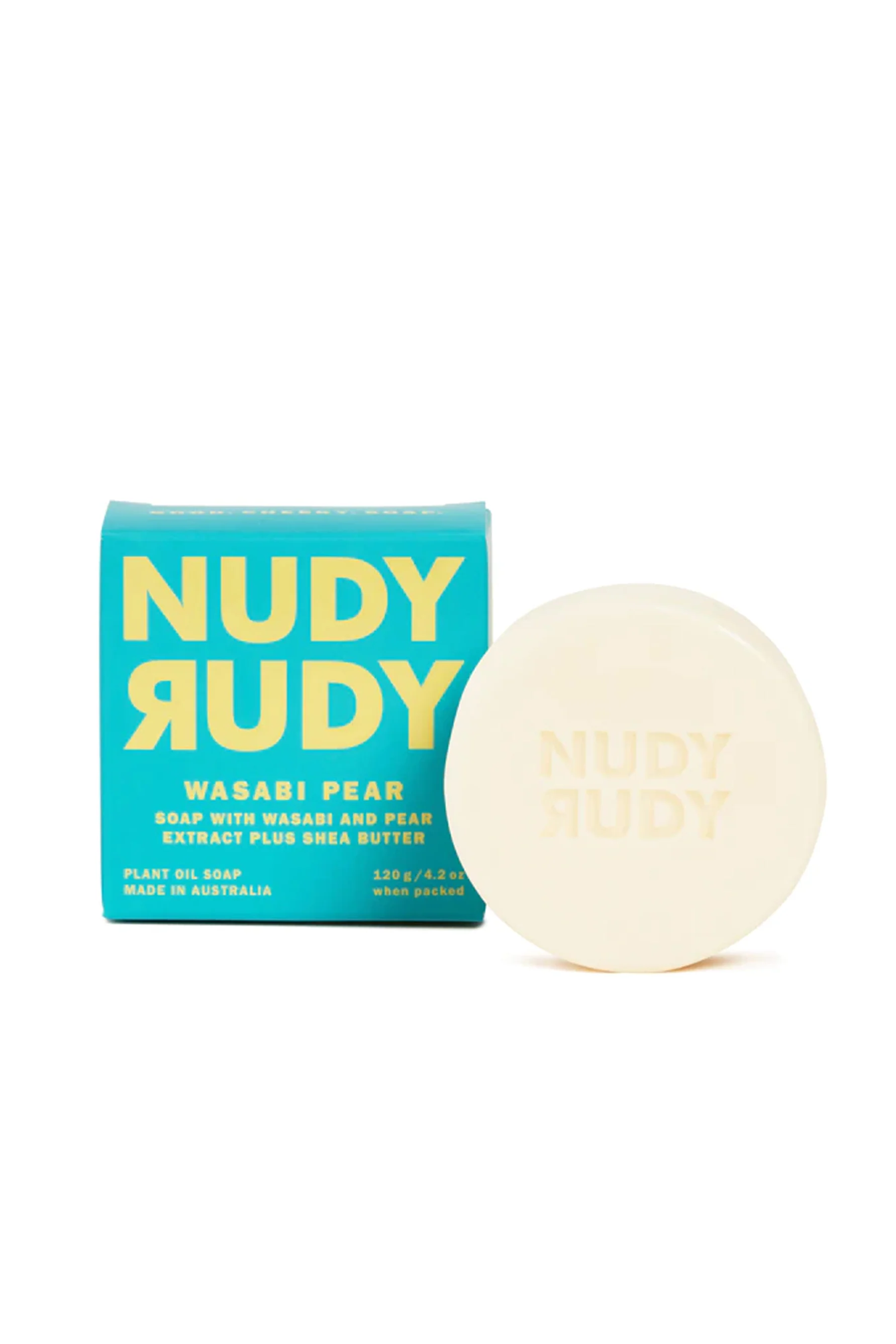 NUDY RUDI Wasabi Pear Soap 120g