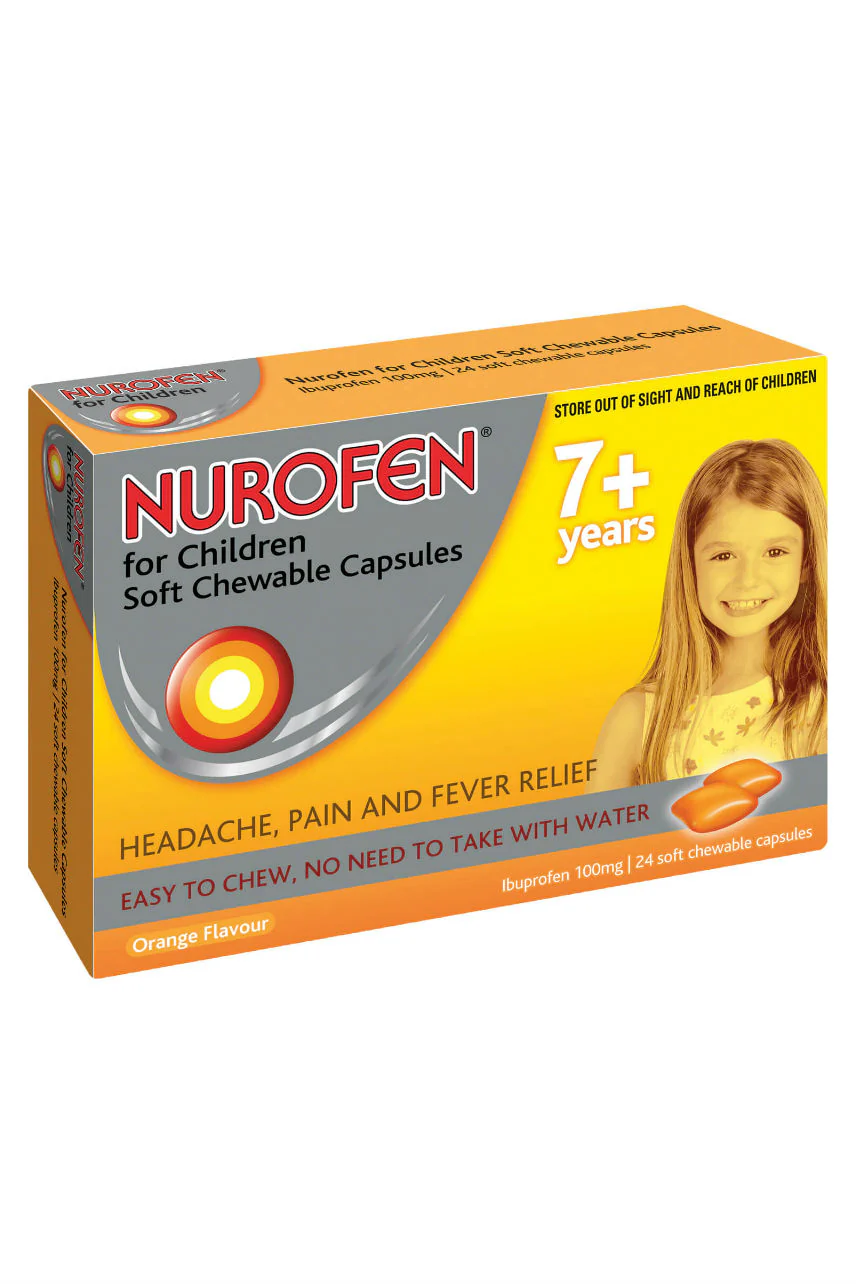 NUROFEN Child 7+ Chewable Orange 24s