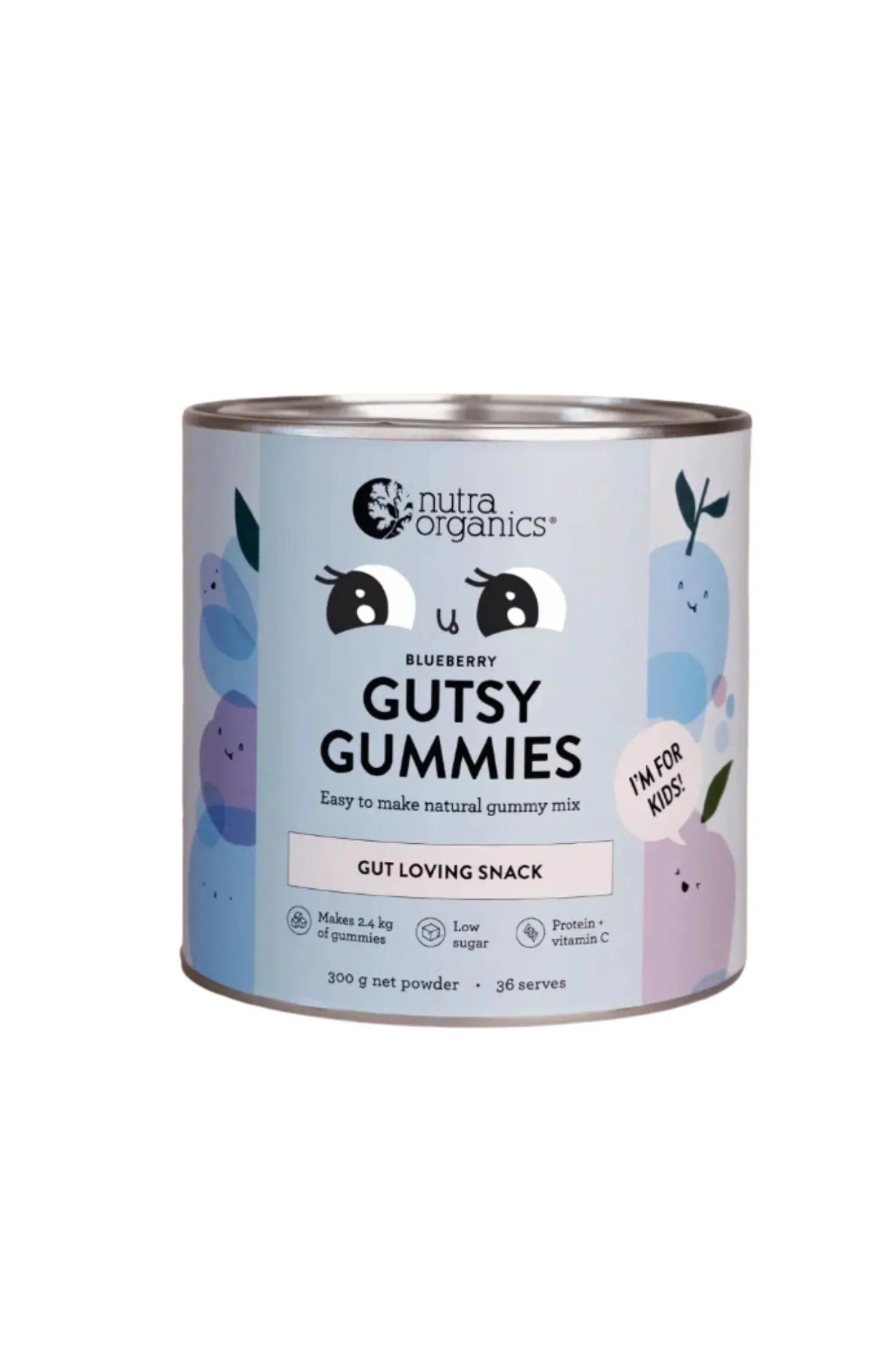 NUTRA ORGANICS Gutsy Gummies Blueberry 150g
