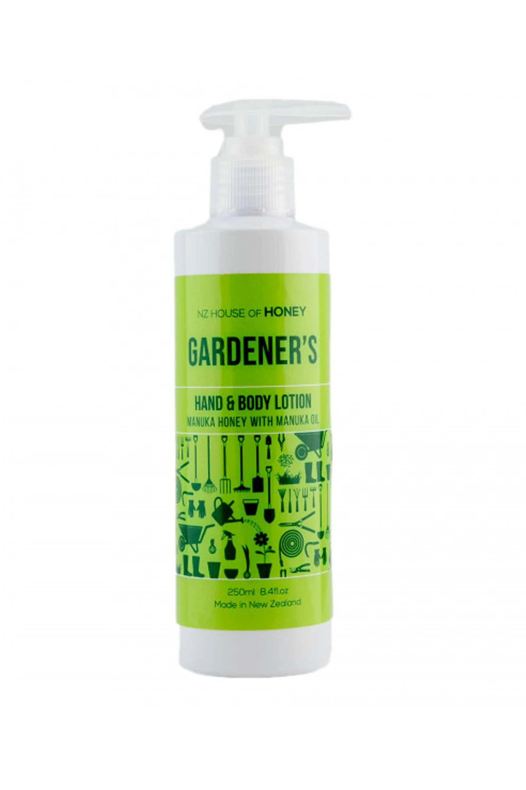 NZ HOUSE OF HONEY Gardeners Manuka Honey with Manuka Oil Hand & Body Lotion 250ml