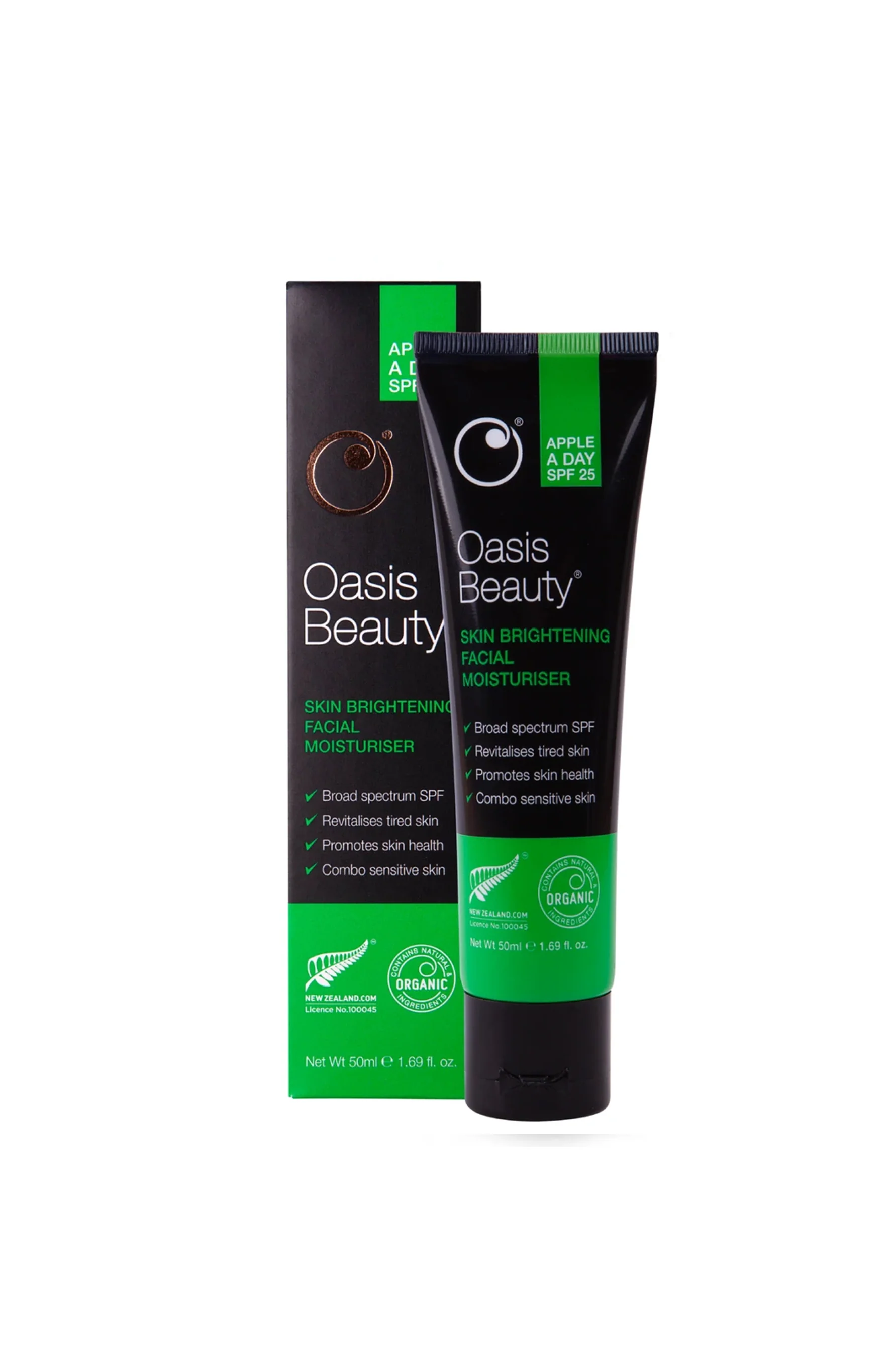 OASIS Apple A Day Skin Brightening Facial Moisturiser SPF 25 PA++ 50ml