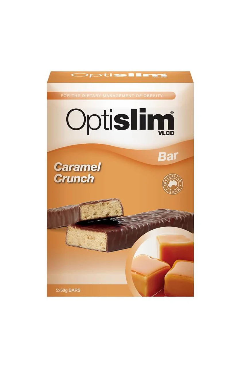 OptiSlim VLCD Caramel Crunch Bar 60g x 5