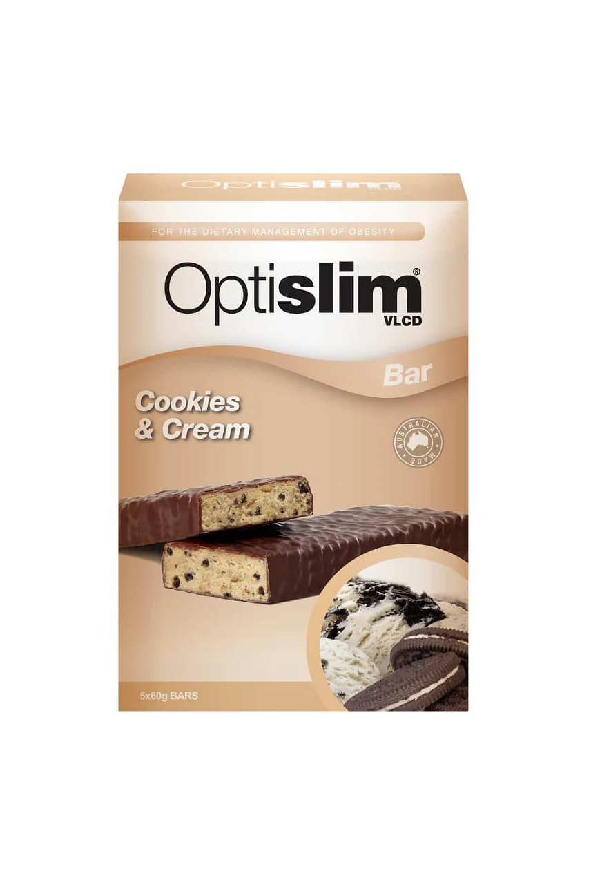 Optislim VLCD Cookies & Cream Bar 60g x 5