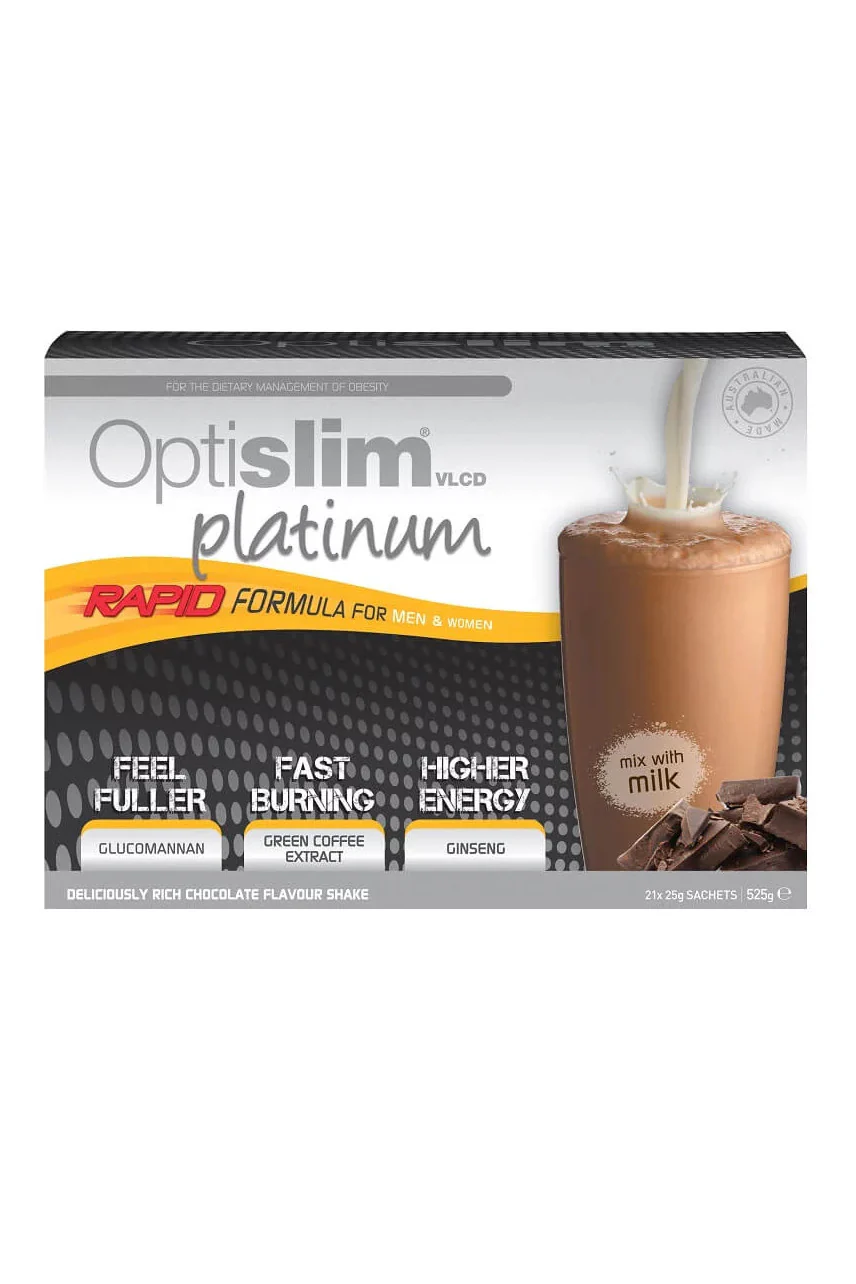 Optislim VLCD Platinum Shake Chocolate 25g x 21