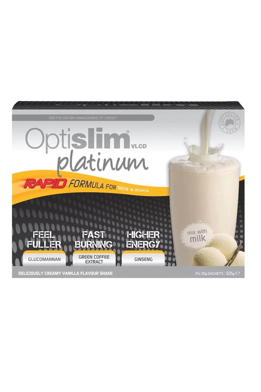 Optislim VLCD Platinum Shake Vanilla 25g x 21