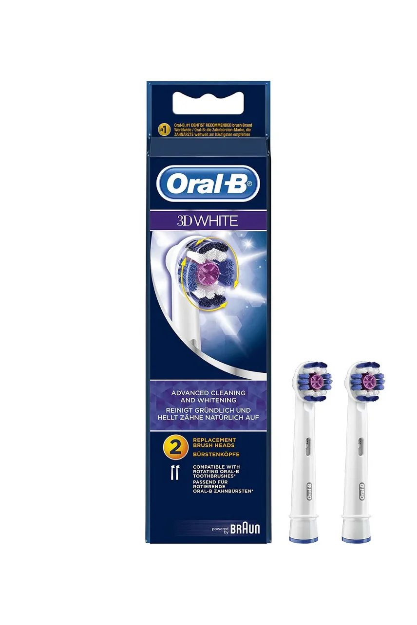 ORAL B 3D White Brush Head 2pk