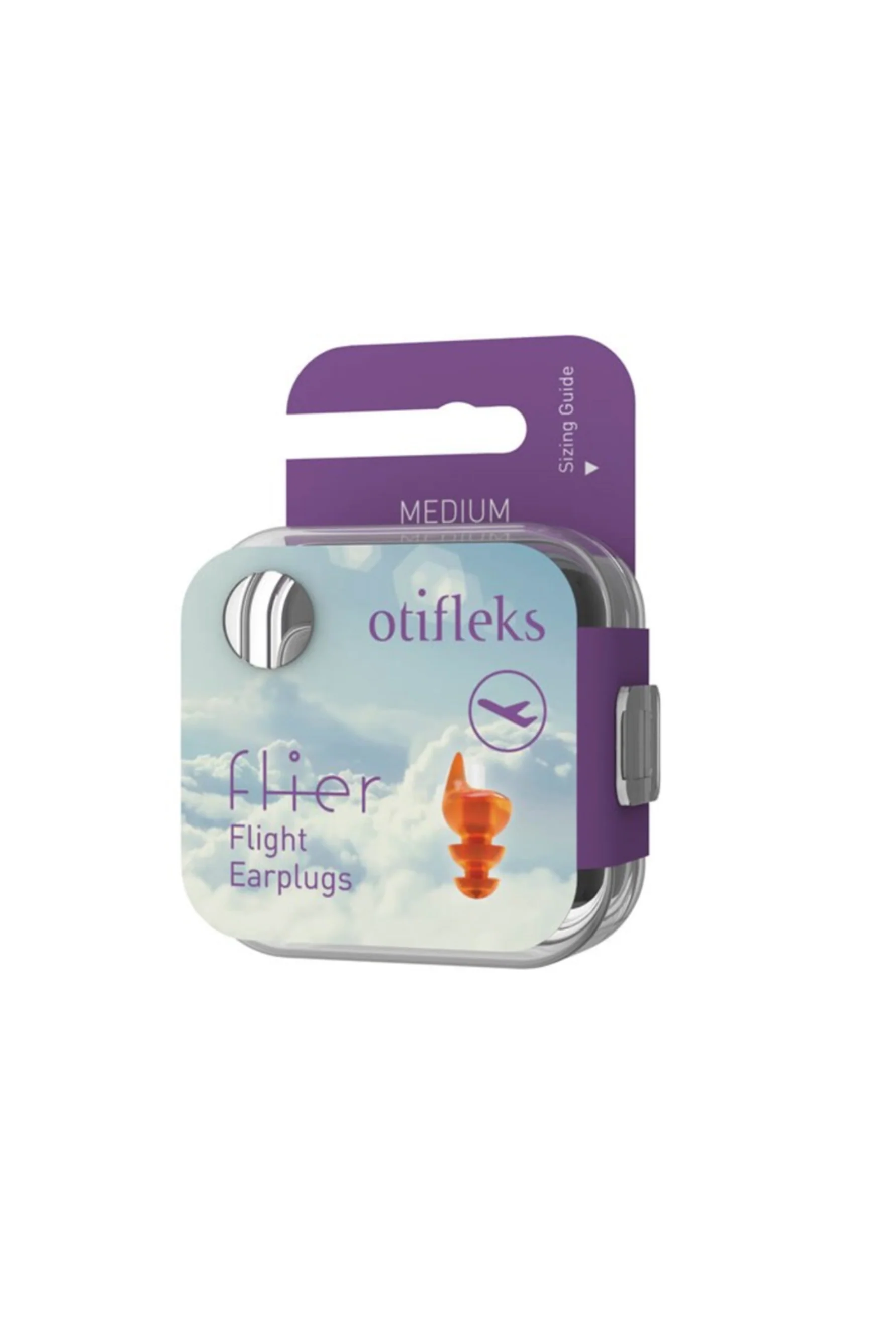 OTIFLEKS Flier Earplugs Medium 1 Pair