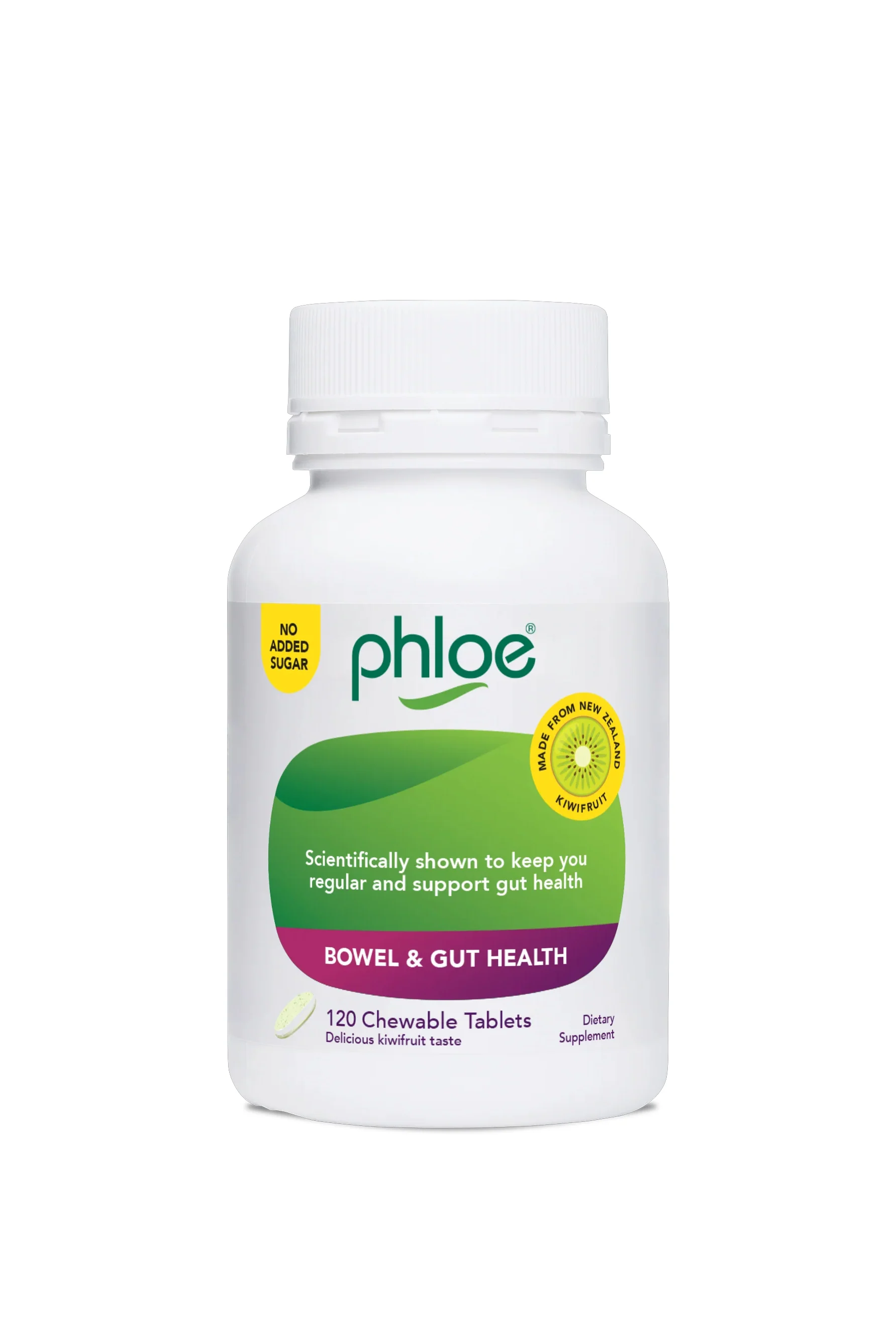PHLOE No Added Sugar Chew Tabs 120s