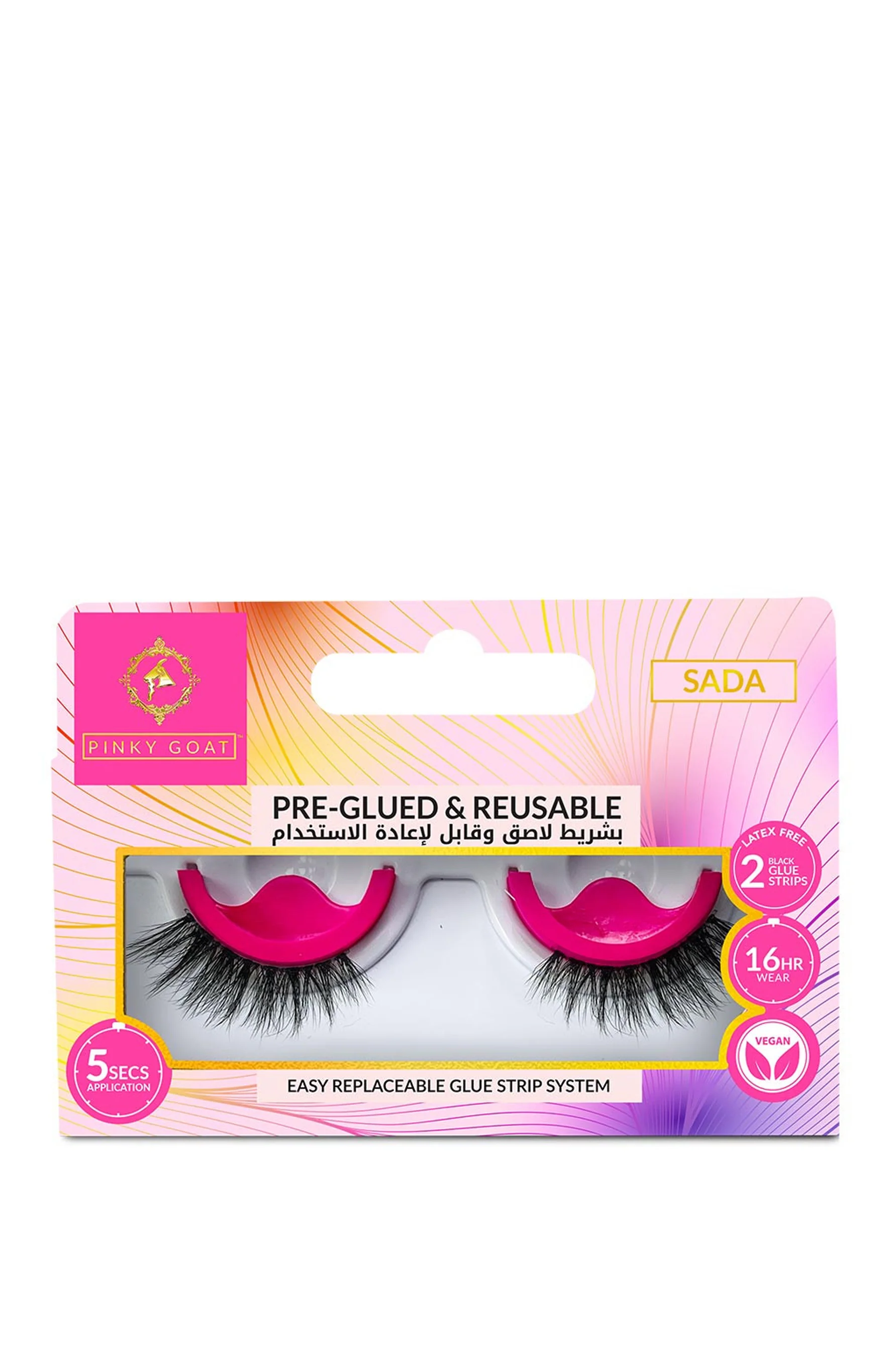 PINKY GOAT PreGlued Sada Lash