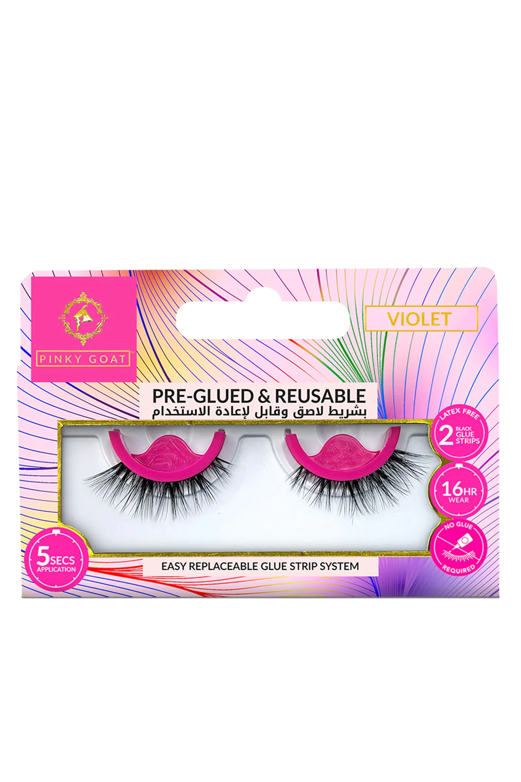 PINKY GOAT PreGlued Violet Lash