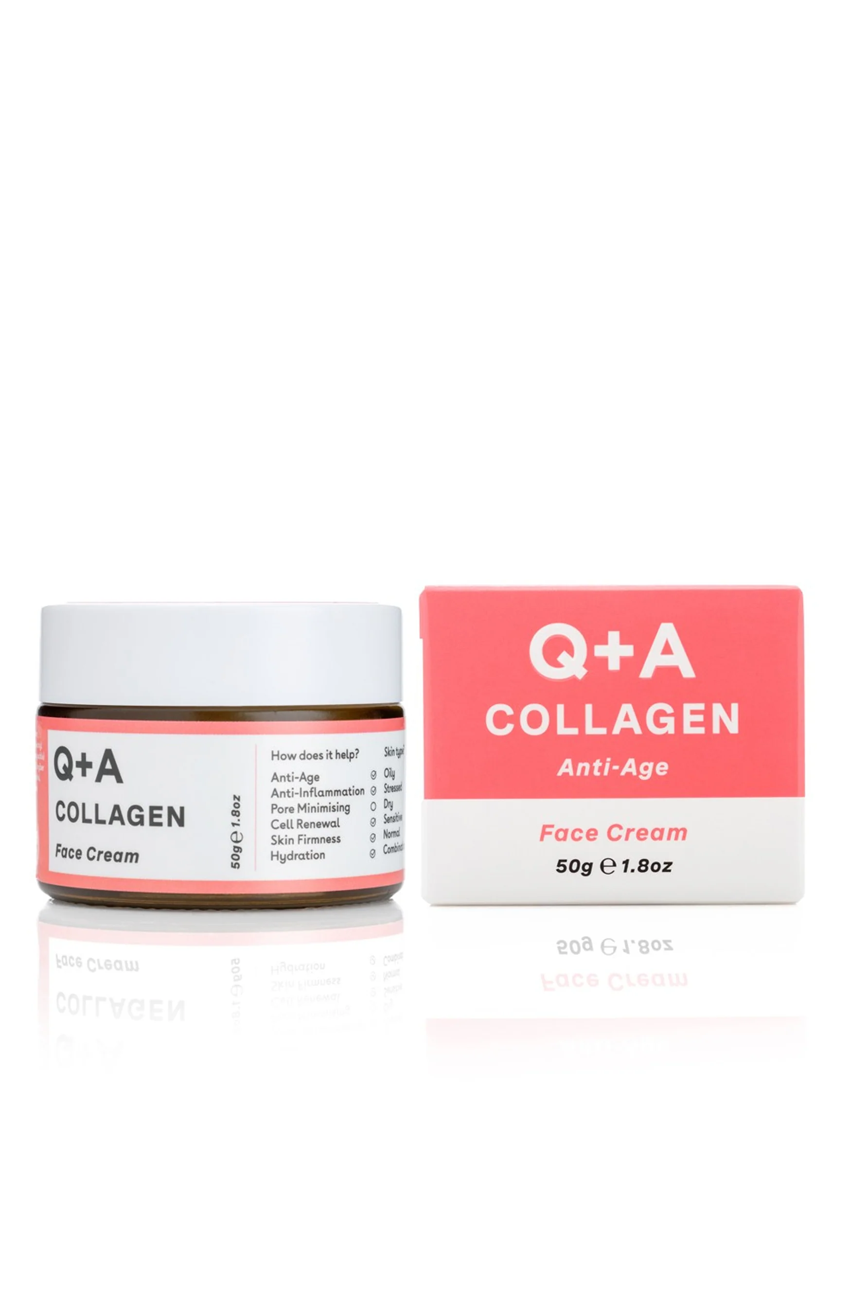 Q+A Collagen Face Cream 50g