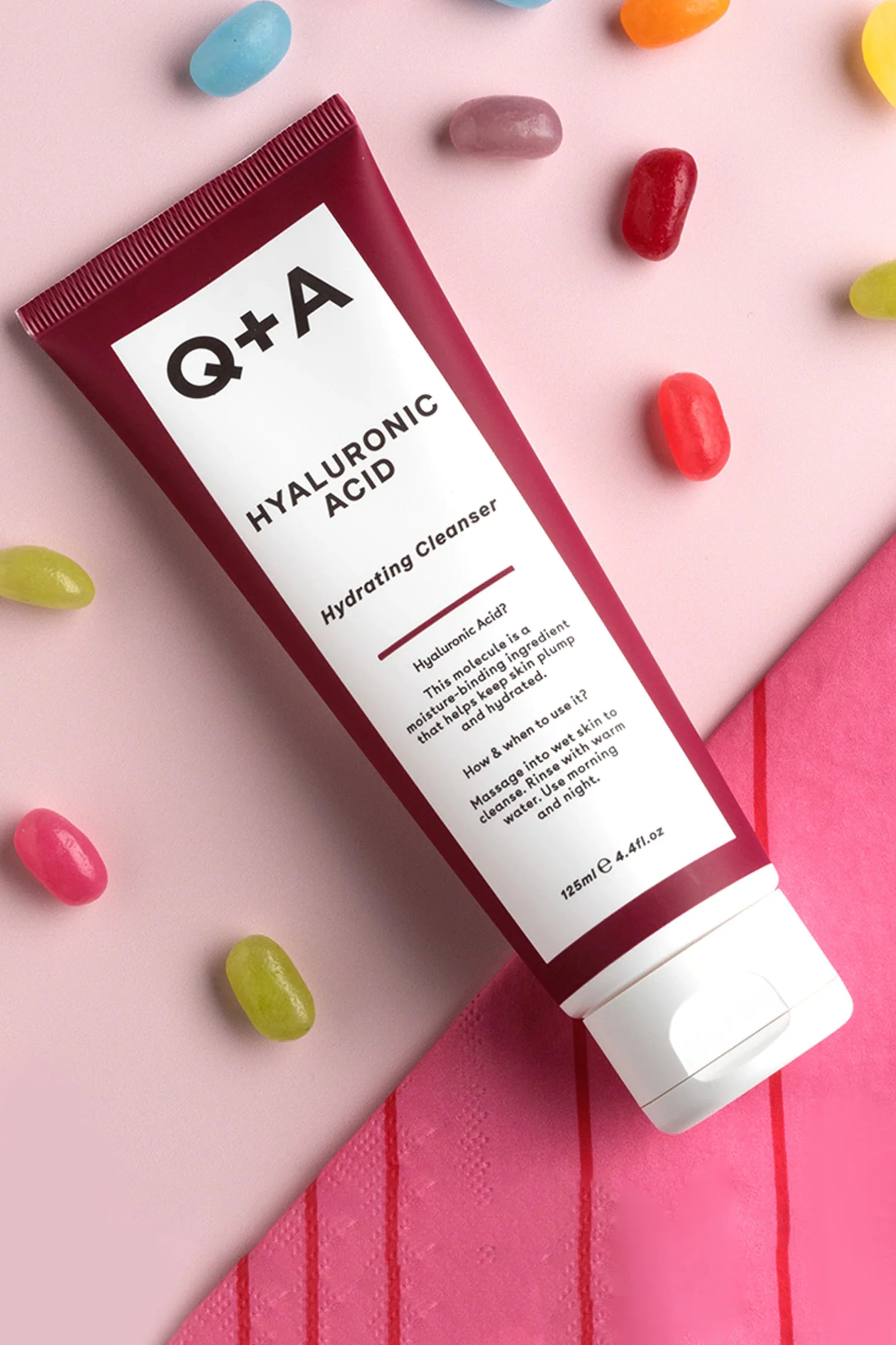 Q+A Hyaluronic Acid Gel Cleanser 125ml - Image 2
