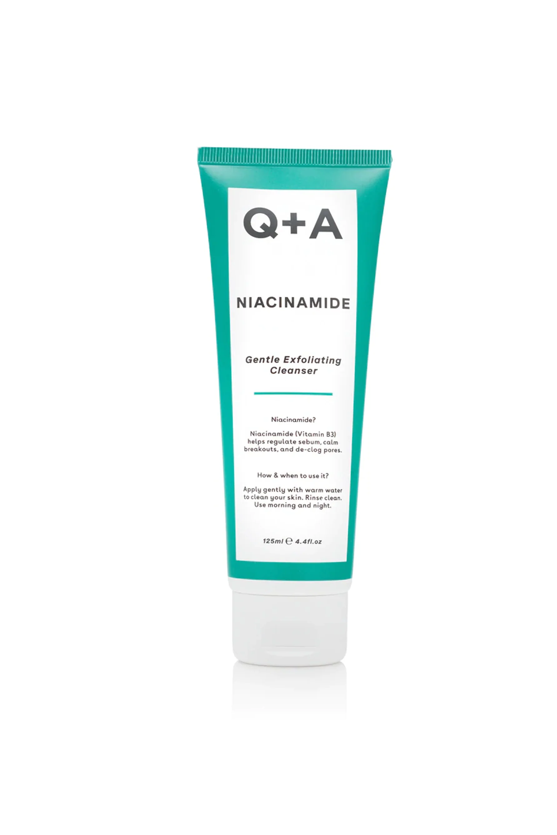 Q+A Niacinamide Gentle Exfoliating Cleanser