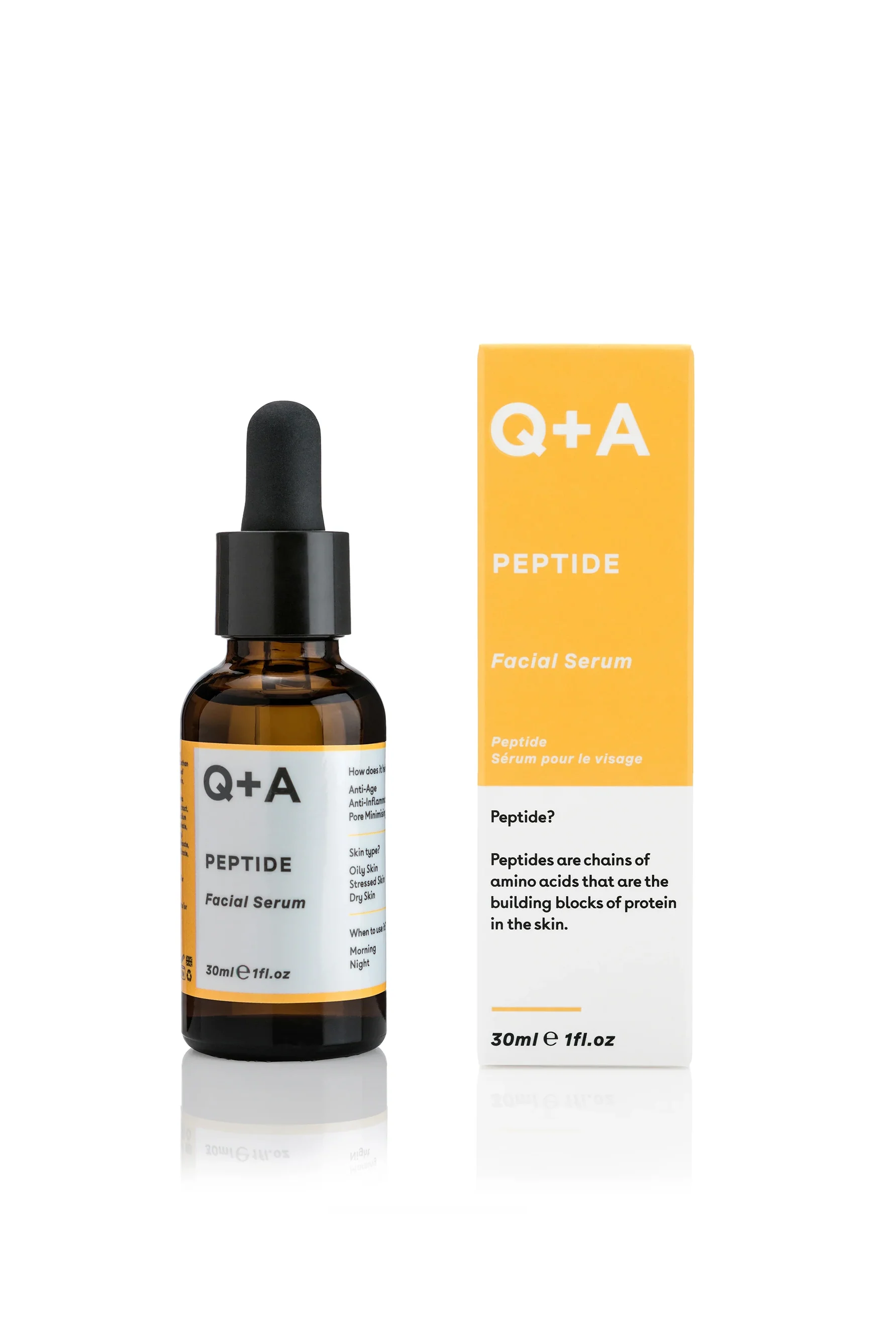 Q+A Peptide Facial Serum 30ml