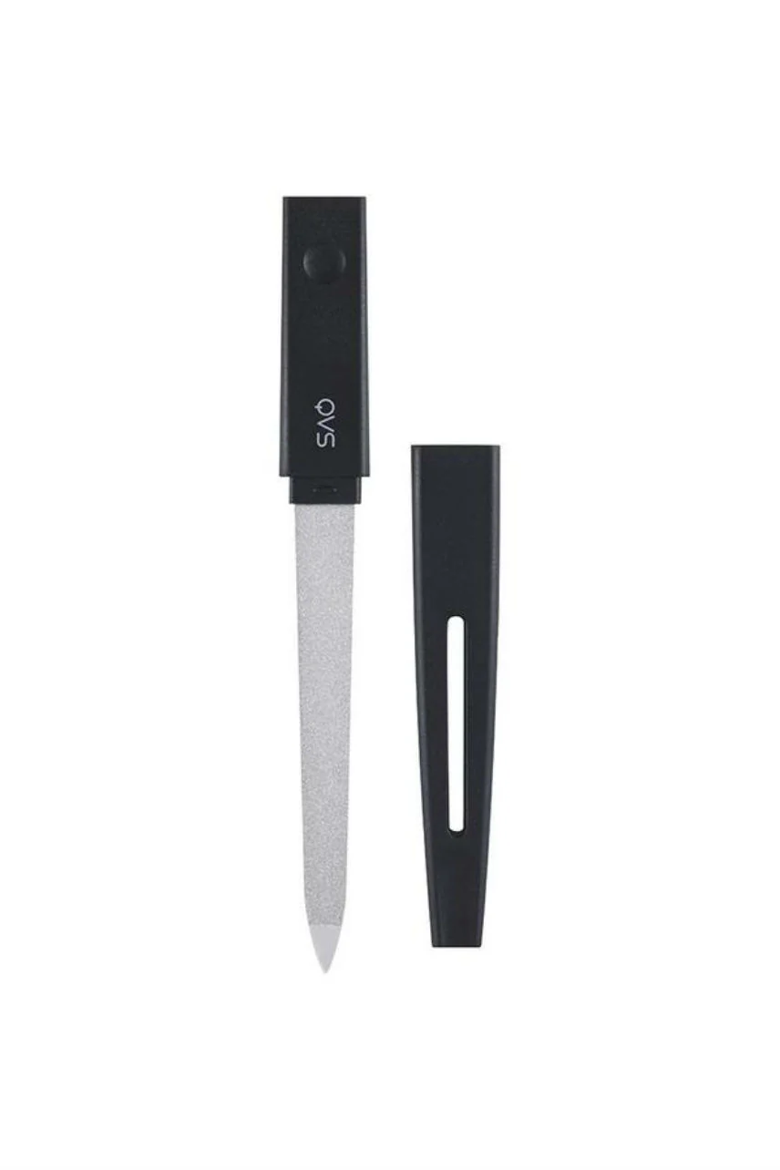 QVS 10-1110 Sapphire Nail File with Protective cap