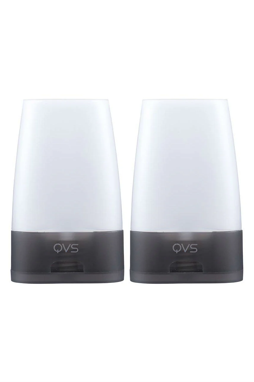 QVS 10-1183 Cosmetic Travel Bottles 50ml 2pack